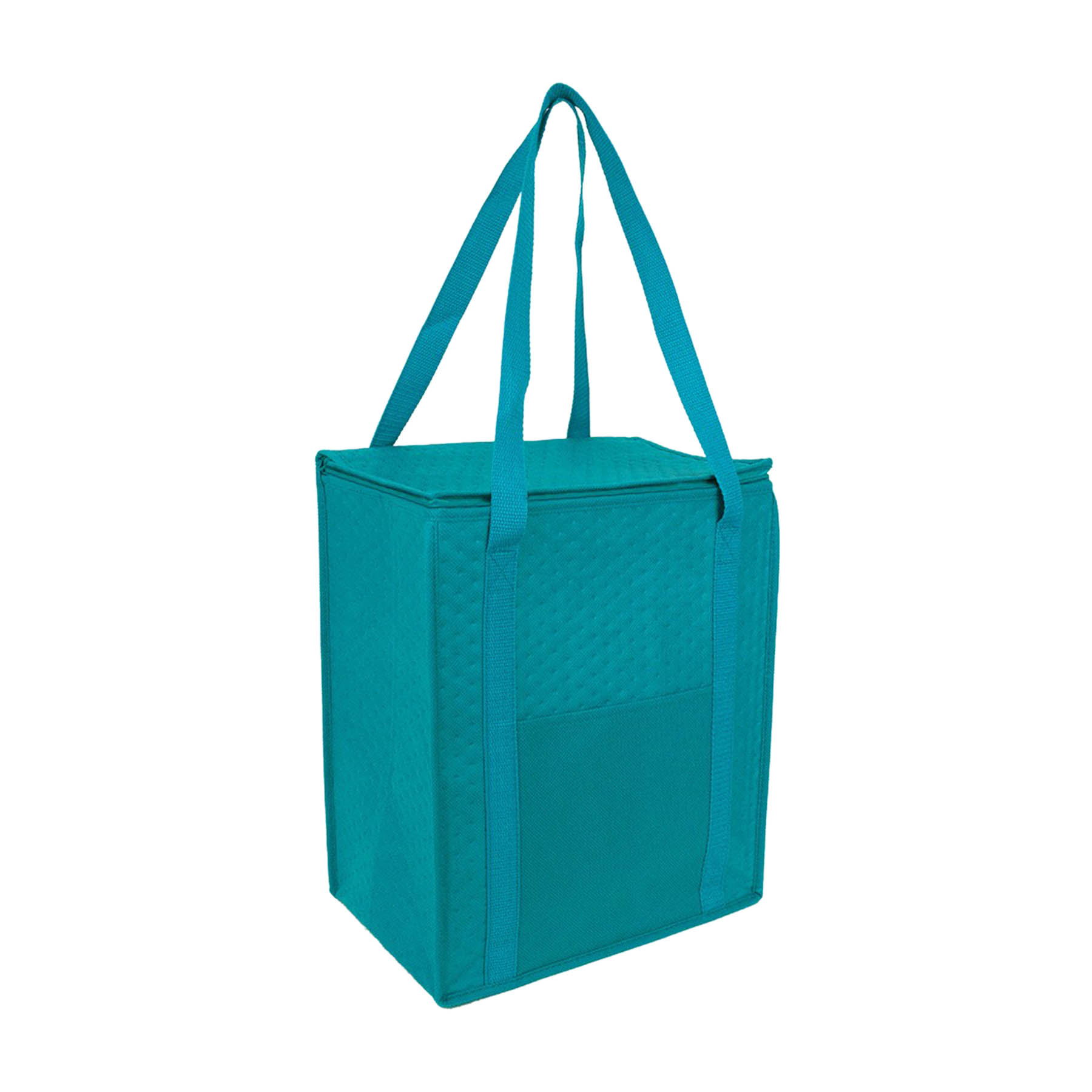 90+GSM Non-Woven Glacier Jumbo Insulated Zipper Tote 2
