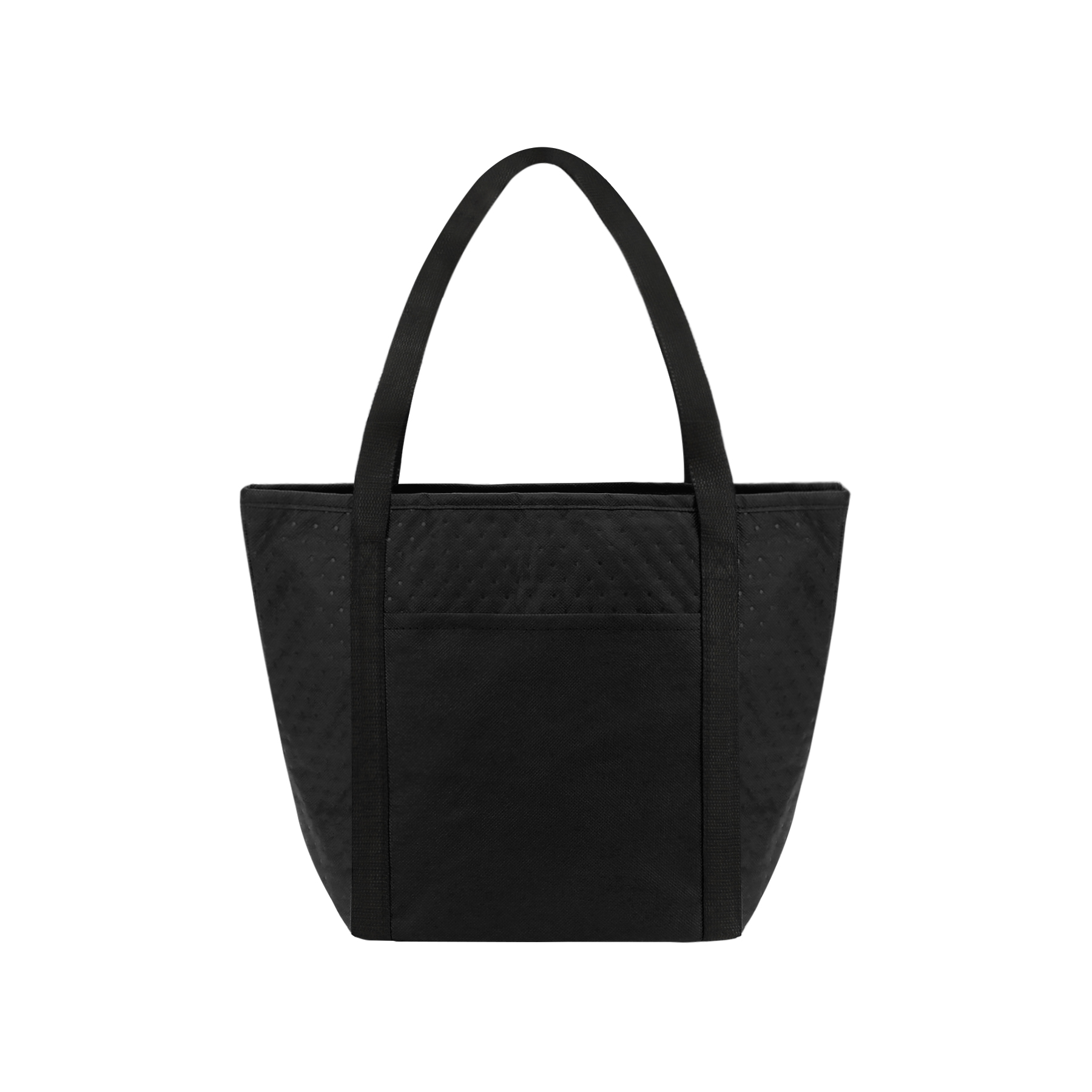 Reusable Zippered Cooler Tote With Front Pocket 10