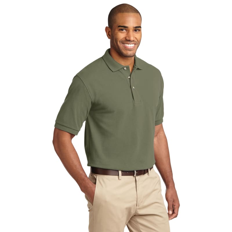Port Authority Heavyweight Cotton Pique Polo. 81