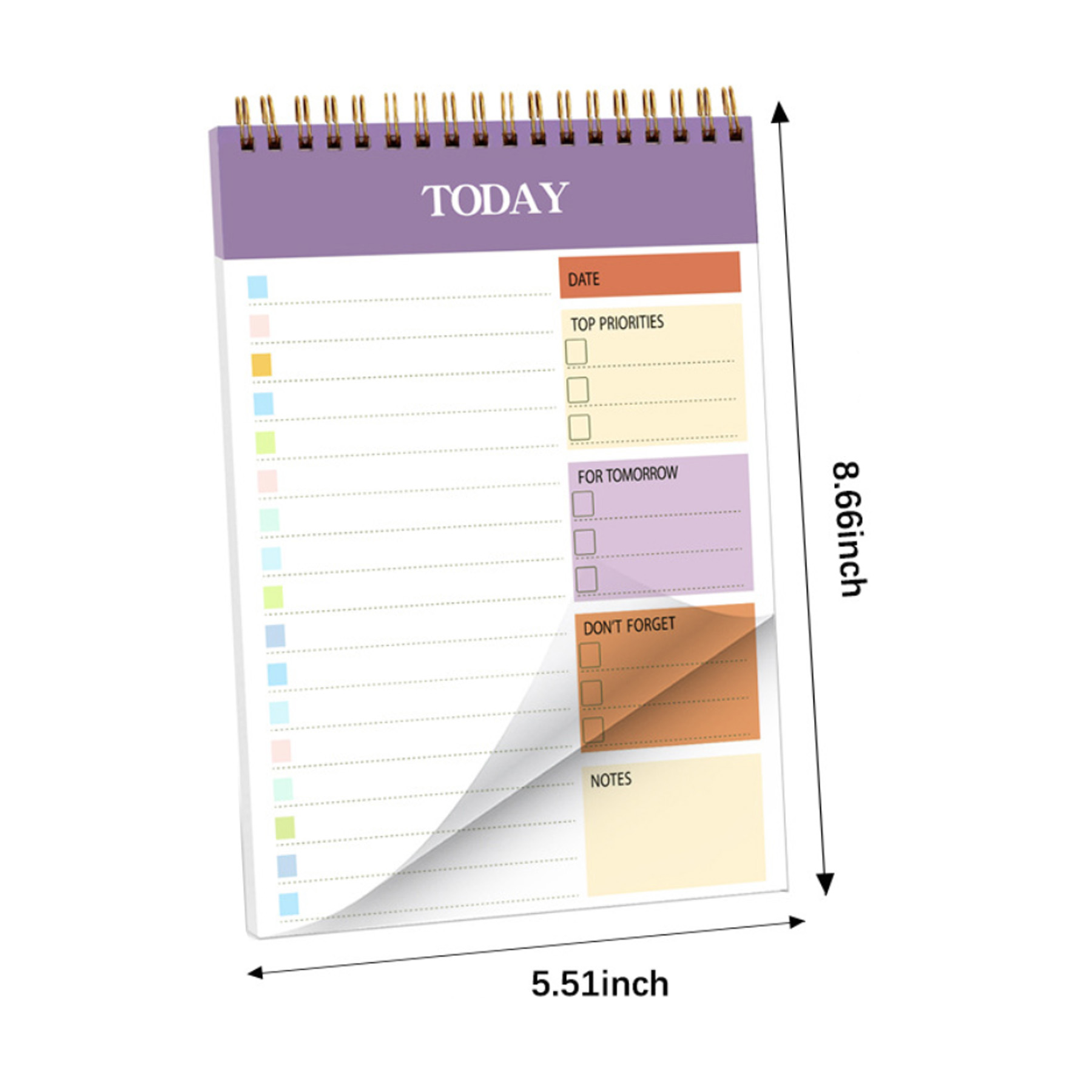 A5 Time Management Plan Notebook 4