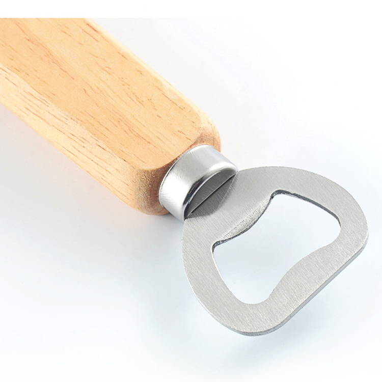 Wooden Handle Style Bottle Opener 6