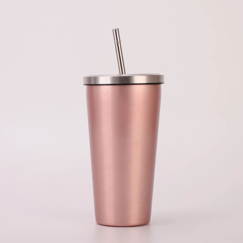 Stainless Steel Cup Set with Straws 3