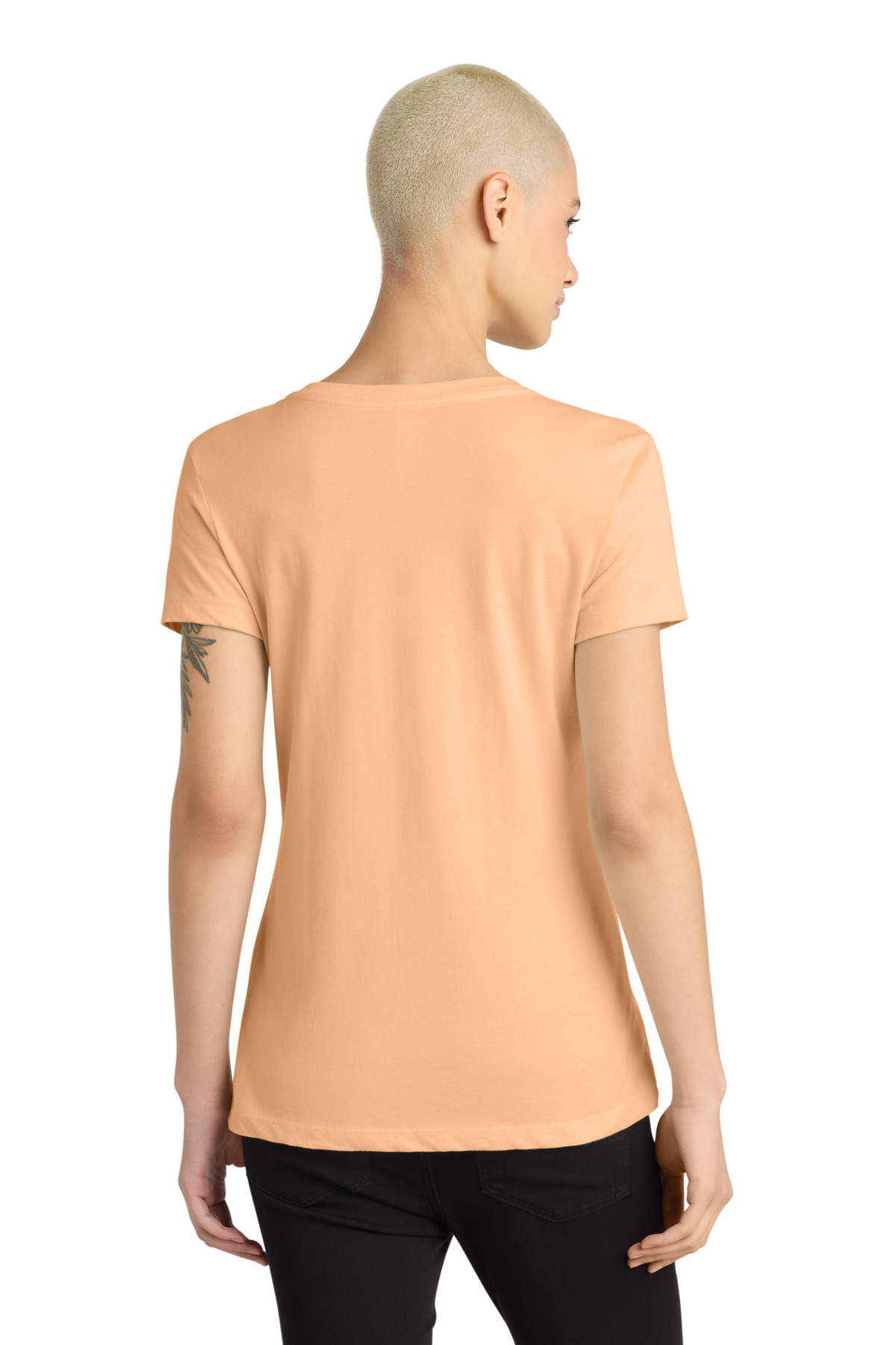 District - Women's Perfect Weight V-Neck Tee. DM1170L 181