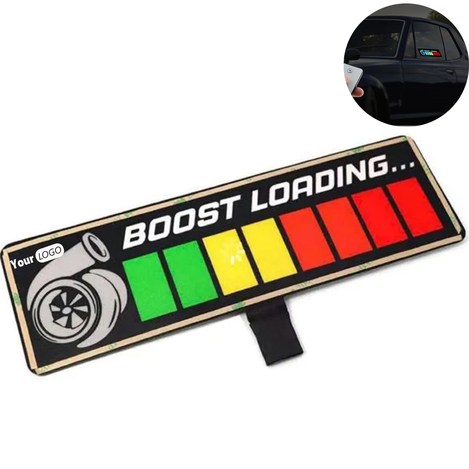 Led Wanted Car Window Sticker 2