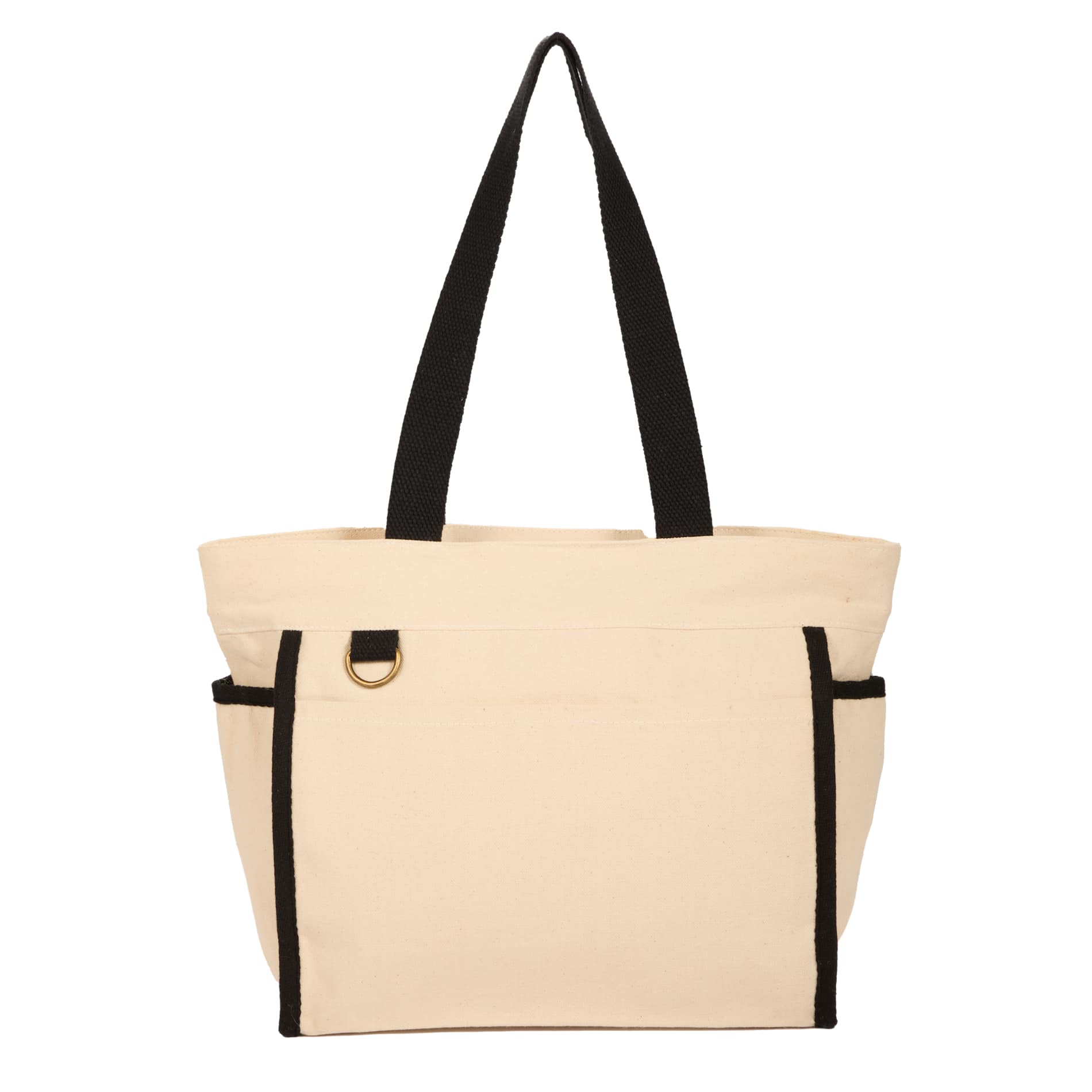 10oz Organic Cotton Accent Tote 12
