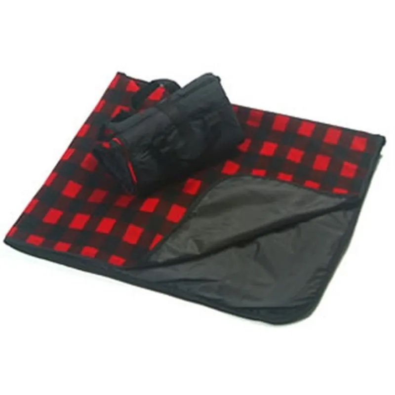 Reversible Fold Up Picnic Blanket Carry Bag 8