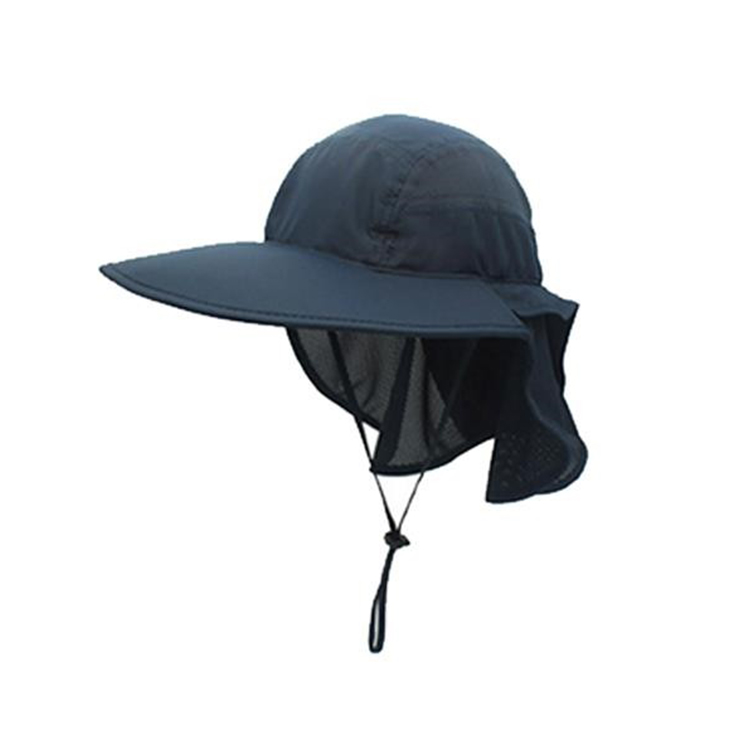 Outdoor Mesh Sun/fishing Hat With Neck Cape 1