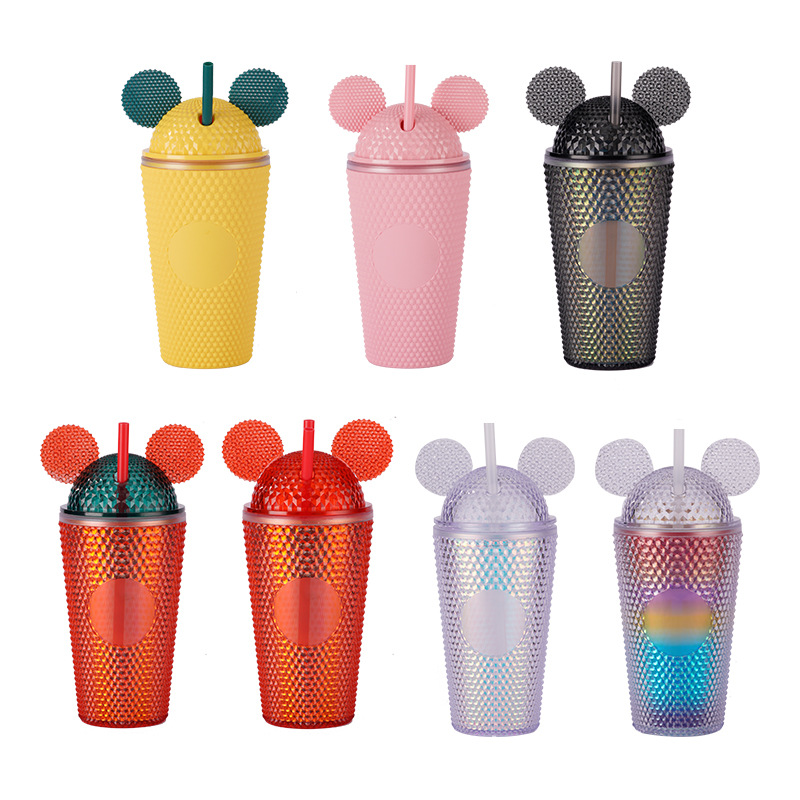 Tumbler with Ears Lid 1