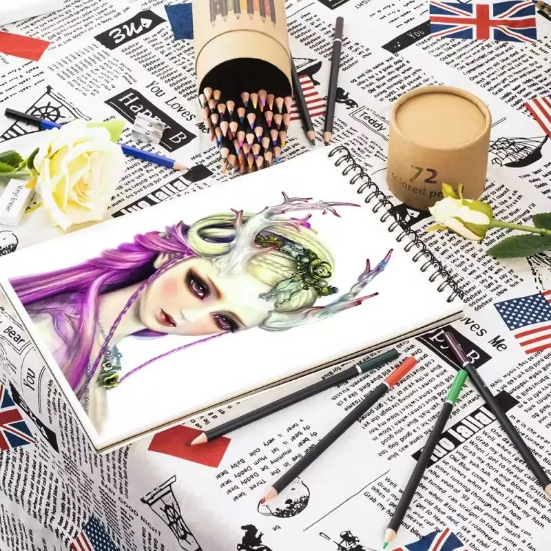72-Color Pencil Cylinder Art Set 4