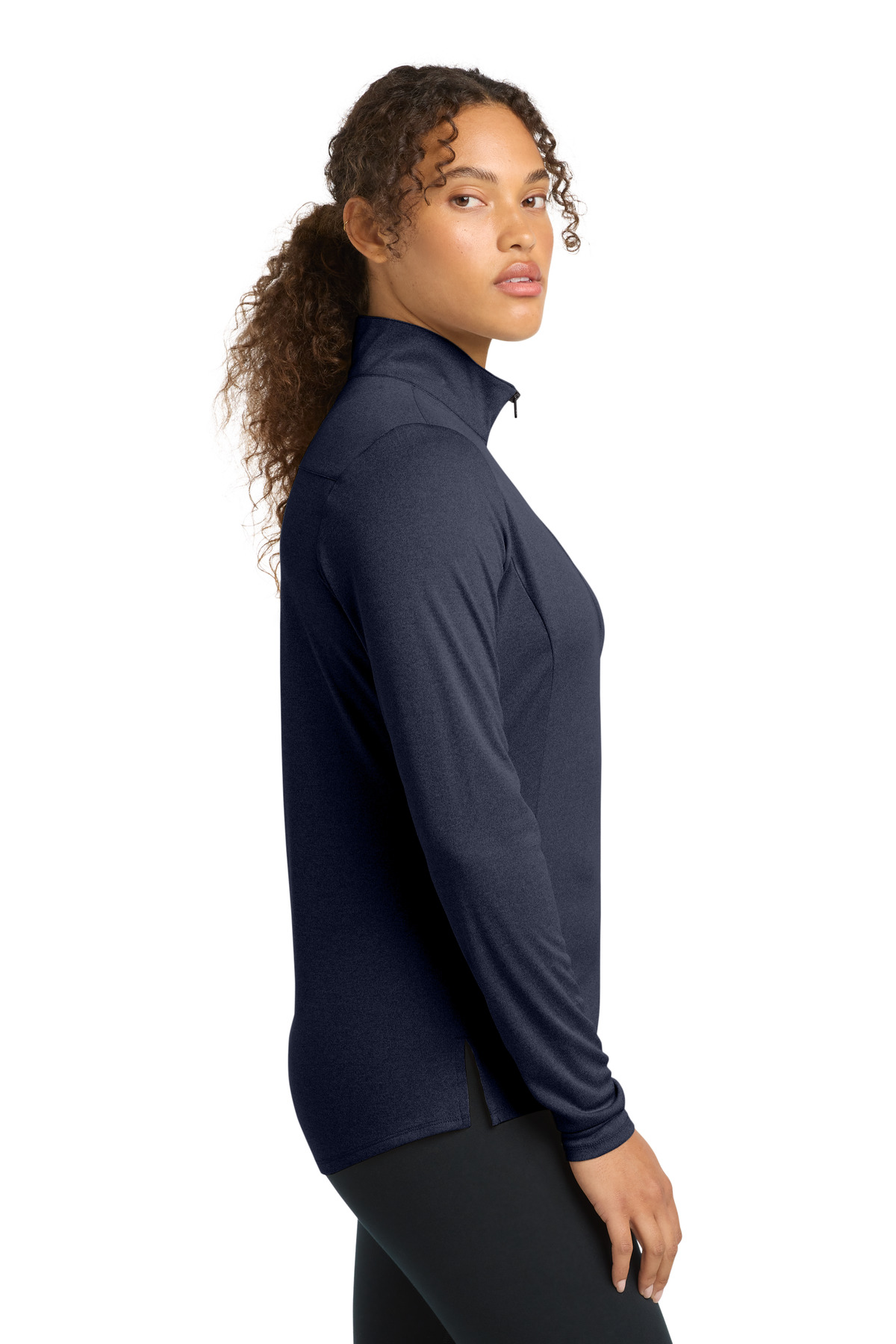 Sport-Tek Women's Endeavor 1/2-Zip Pullover. LST469, custom hoodie or sweatshirt with logo imprint 13
