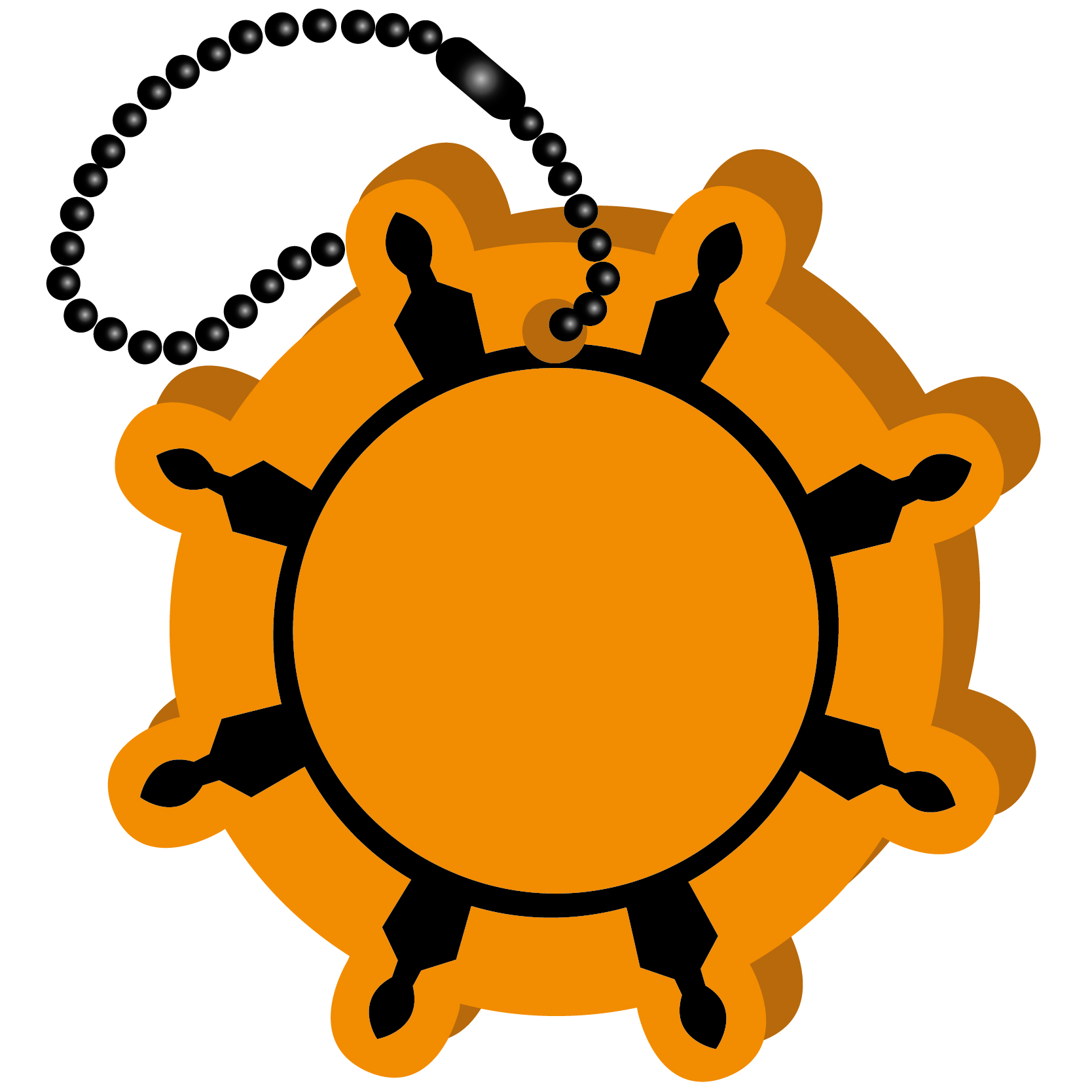 Ships Wheel Key Tag 15