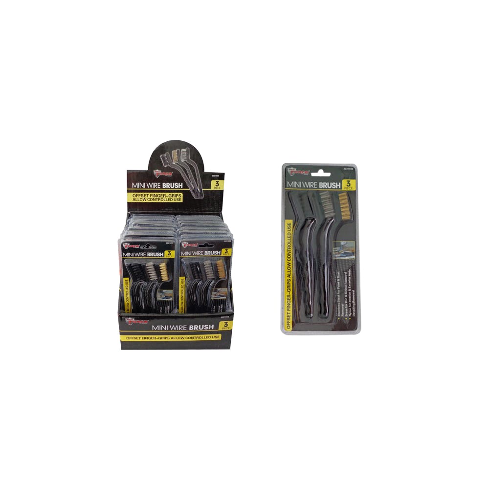 Mini Wire Brushes 3 Piece Set 2