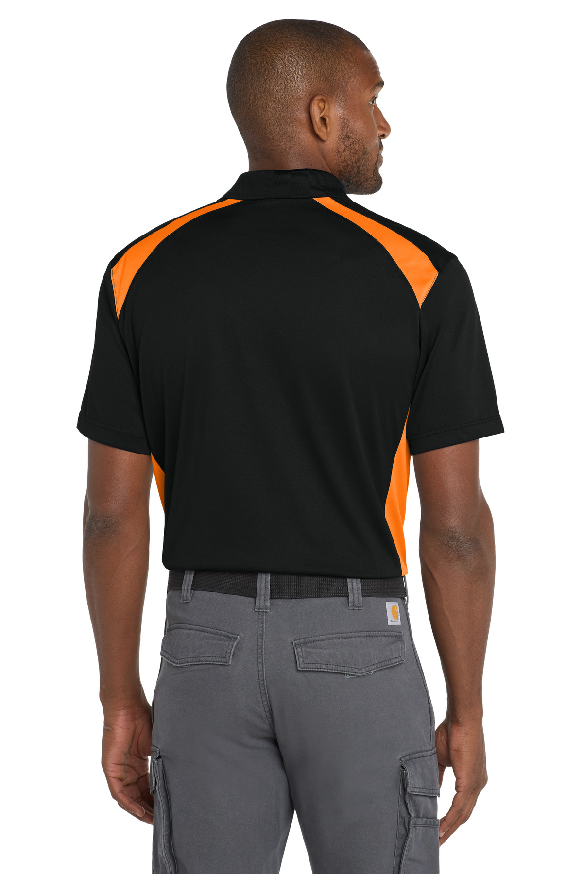 CornerStone Select Snag-Proof Two Way Colorblock Pocket Polo. CS416 9