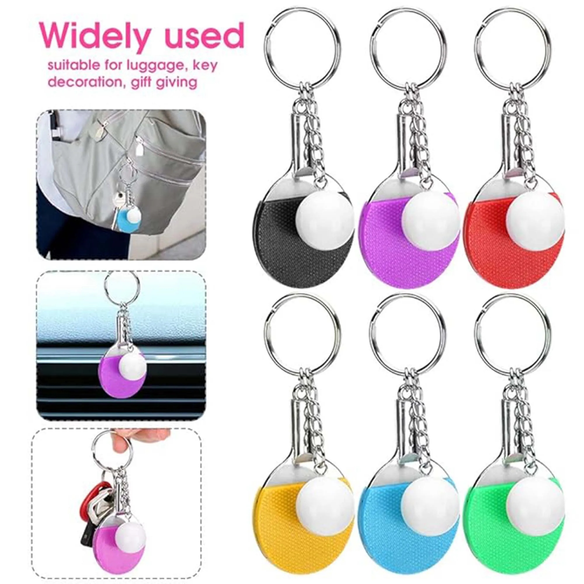 Mini Table Tennis Keychain 5