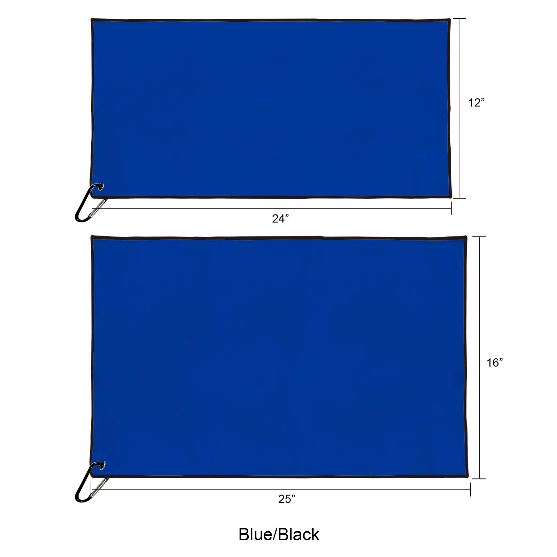 Free Shipping Full Color 200gsm Seude Microfiber Golf Towel 15