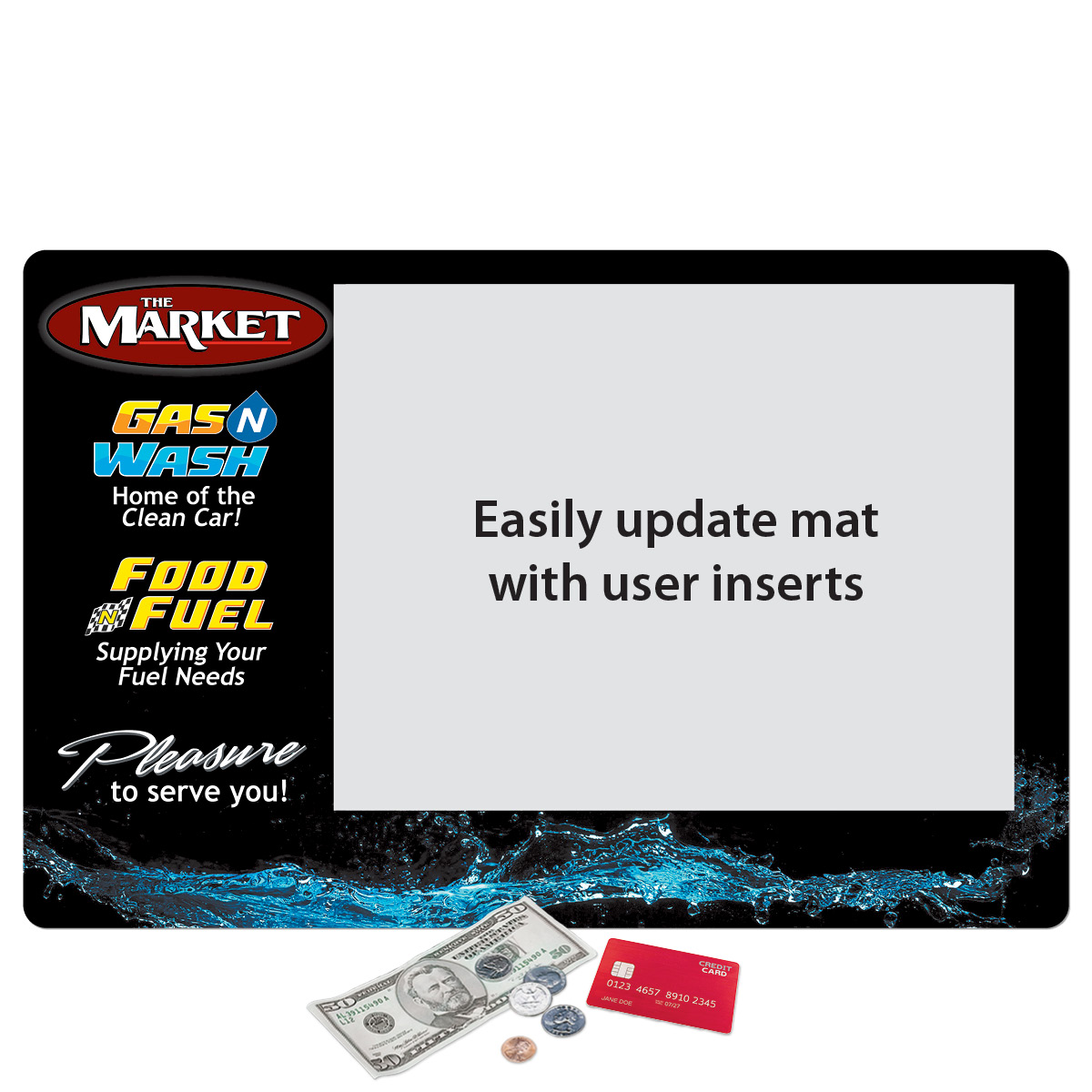 Frame-It Flex Heavy Duty Window Counter Mat-11"x17"x1/16"