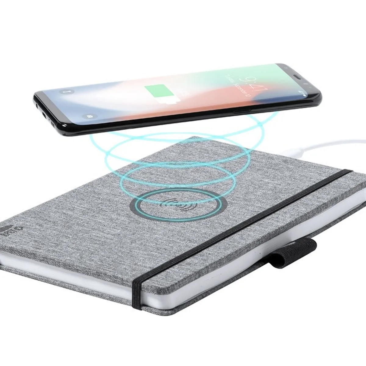 A5 Executive Notebook with Wireless Charging Cover 3