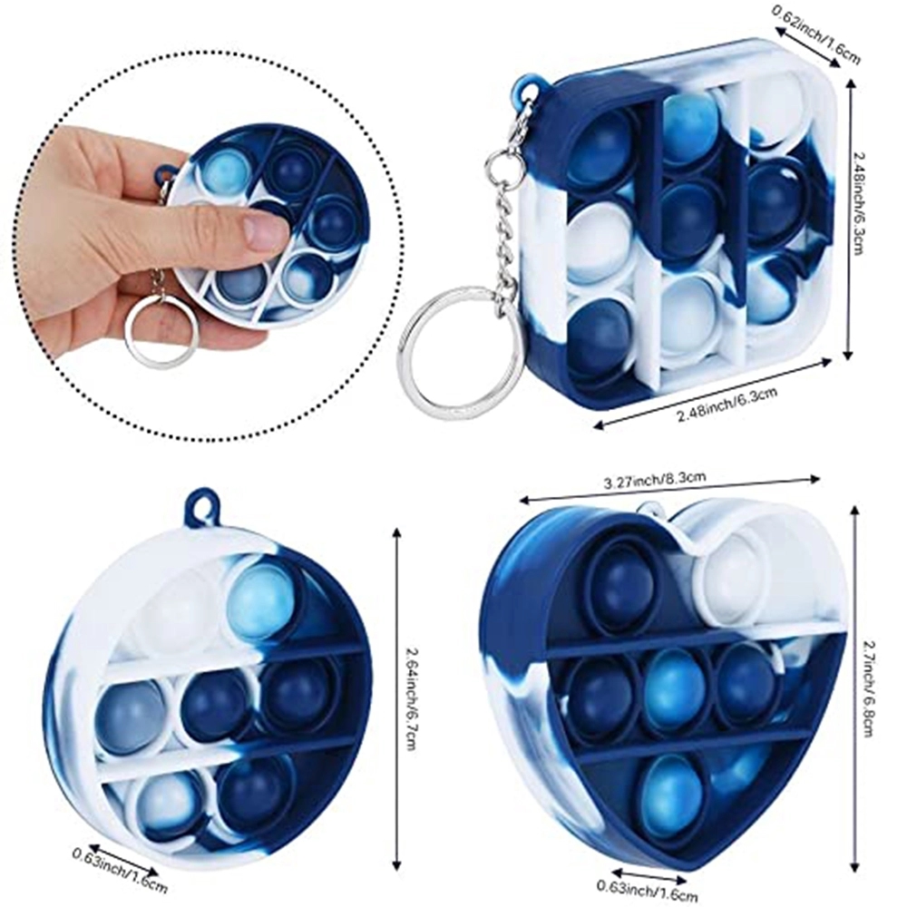 Push Bubble Pops Fidget Sensory Antistress Kids Toy 6