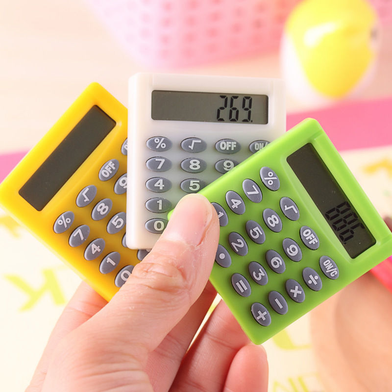 Mini Pocket Size Electric Digital Desktop Calculator / 8-Digit LCD Display 5
