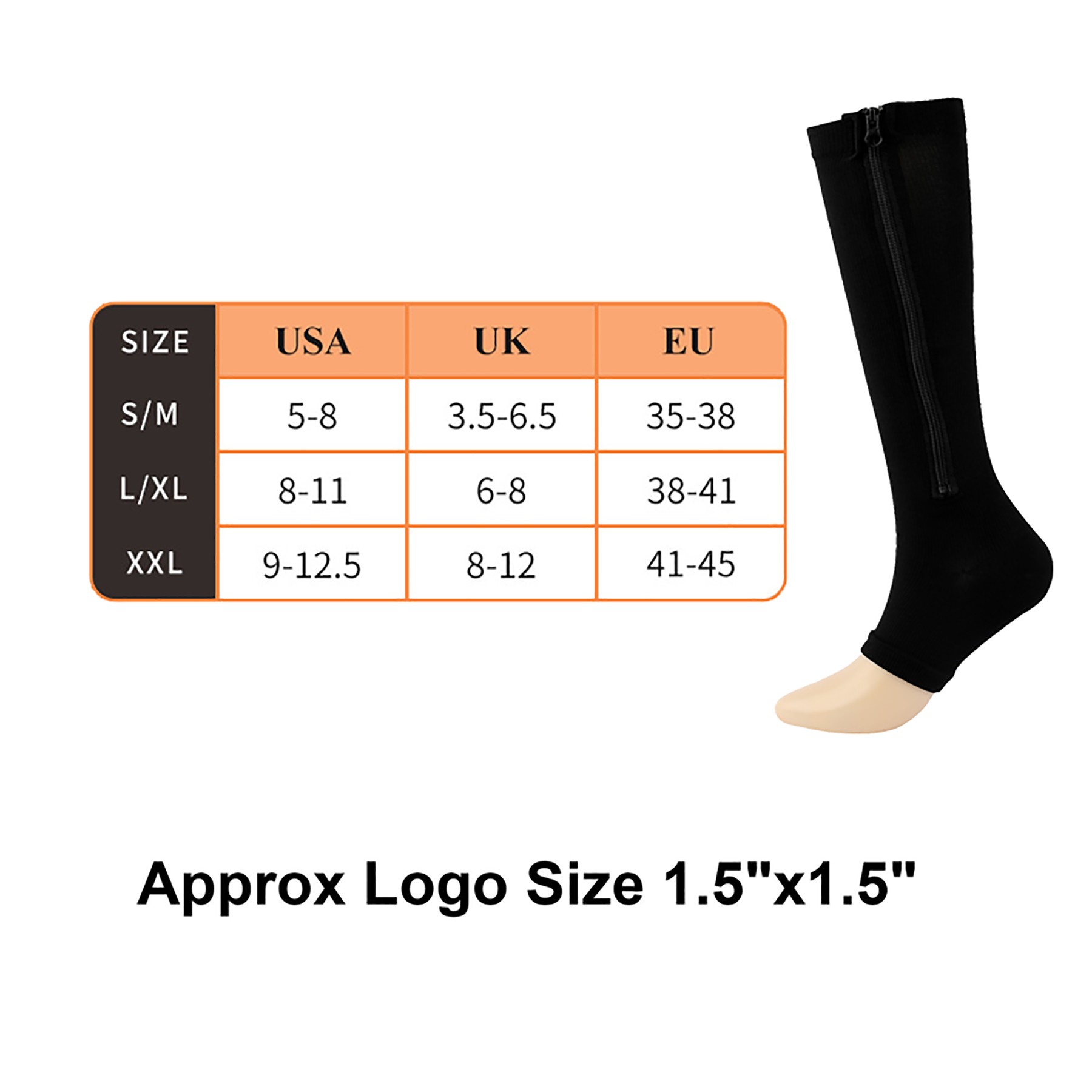Zipper Compression Socks 2