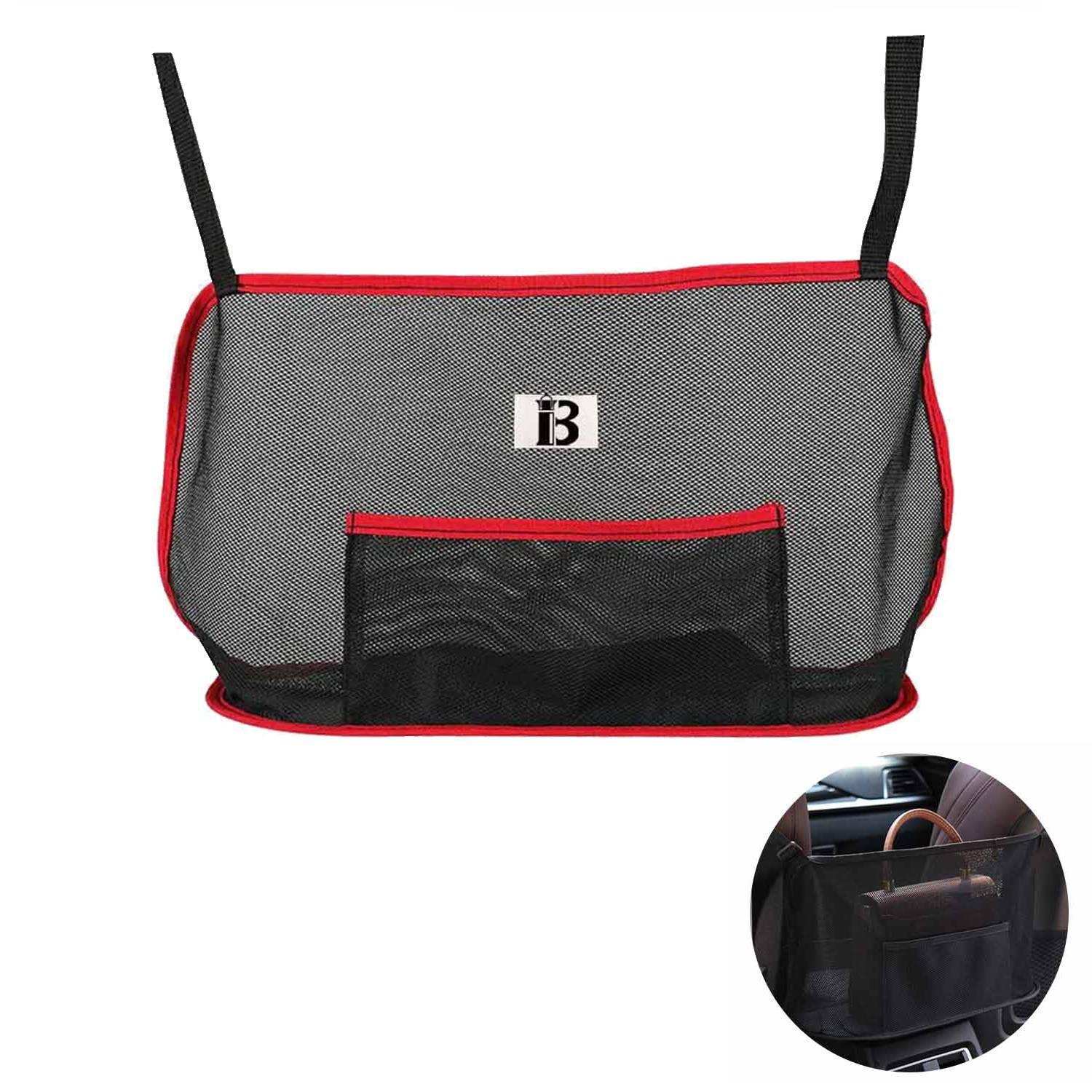 Double-Layer Square Car Storage Hanging Bag 2