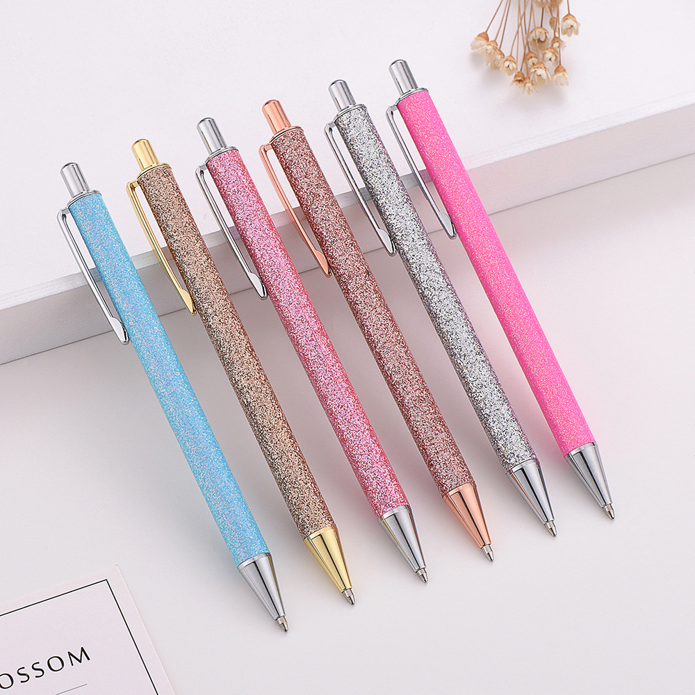 Metallic Yarn Glitter Ballpoint Pen 2