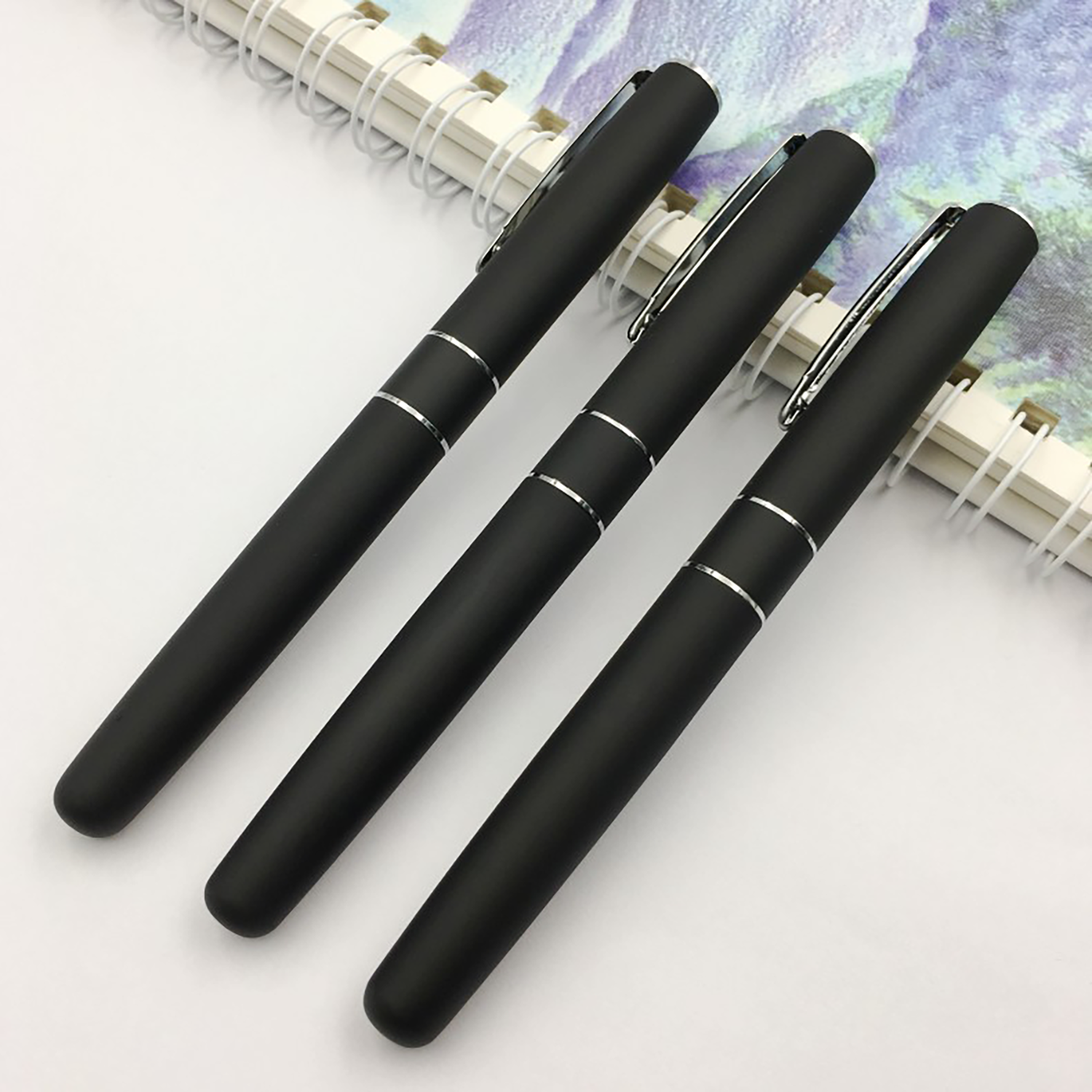 Metal Rubber Signature Pen 1