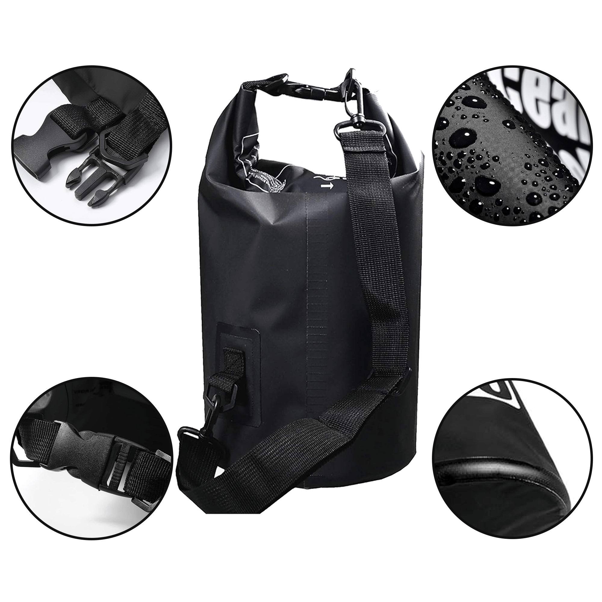 10L Waterproof Roll Top Lightweight Dry Storage Bag 7
