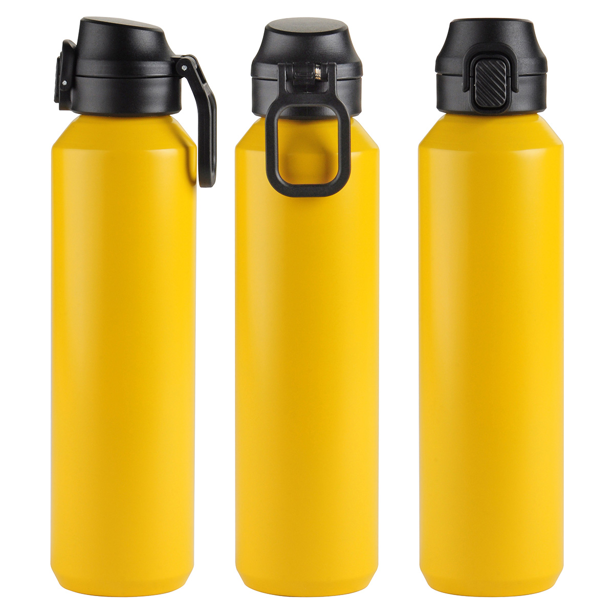 Nexus 27 oz Recycled Aluminum Bottle with Flip-Top Lid and Carabiner 25