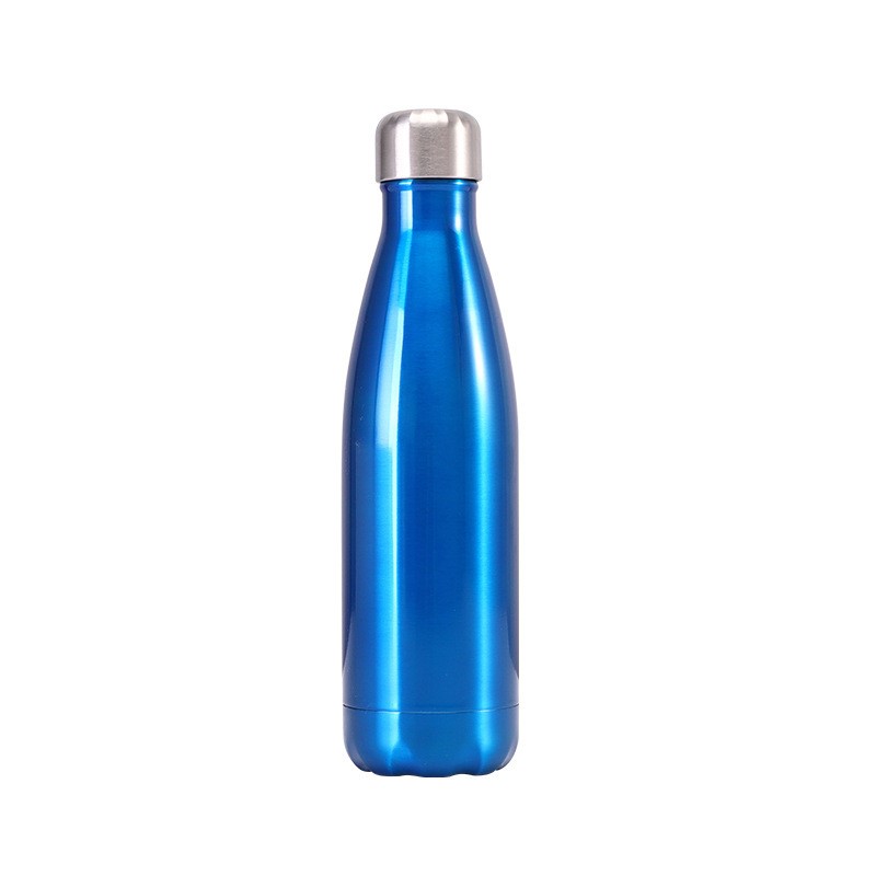500ml Vacuum Water Bottle 304 Stainless Steel Cola Shape Water Bottle Personal Sports Flask, custom water bottle with logo imprint 6