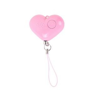 Lanyard Heart Safety Alarm Keychain With LED Light And 120DB Panic Sound 11