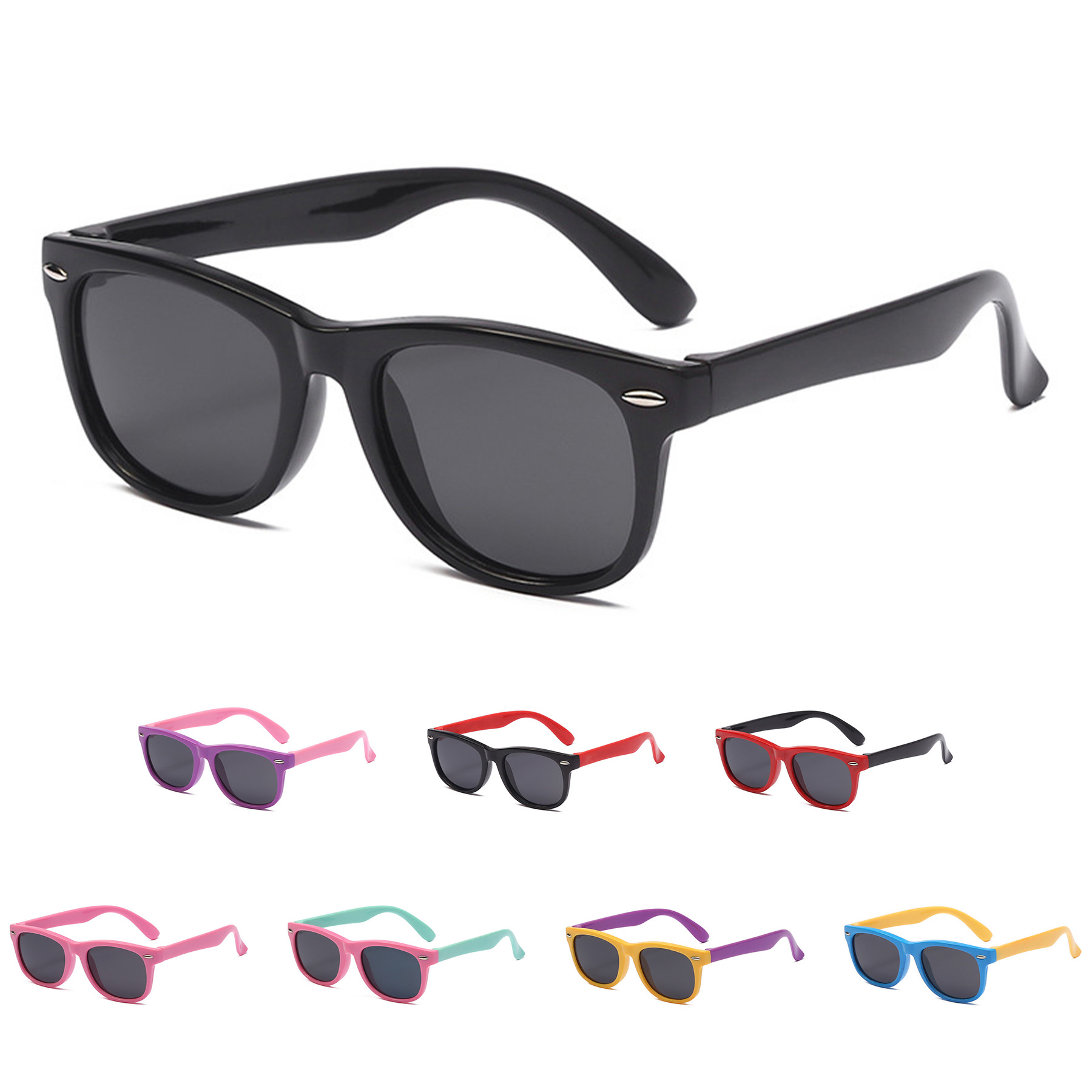 Kids Flexible Rubber Sunglasses 6