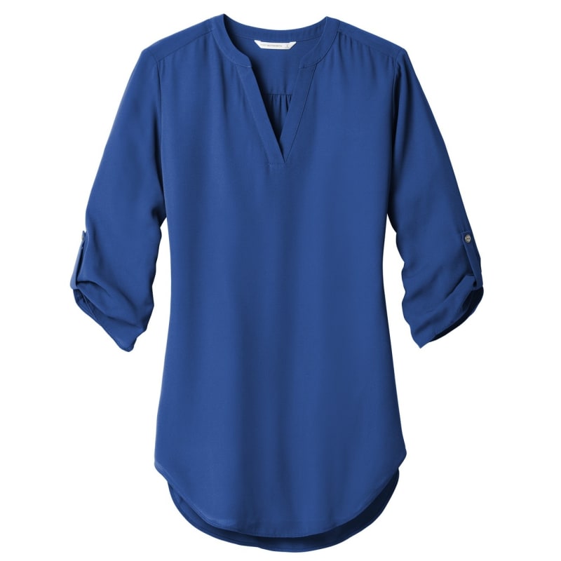 Port Authority Ladies 3/4-Sleeve Tunic Blouse. 6