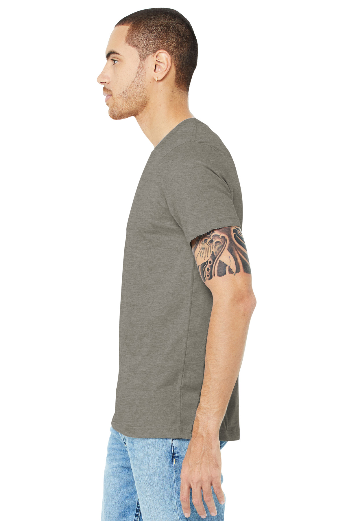 BELLA+CANVAS® Unisex Heather CVC Short Sleeve Tee 98