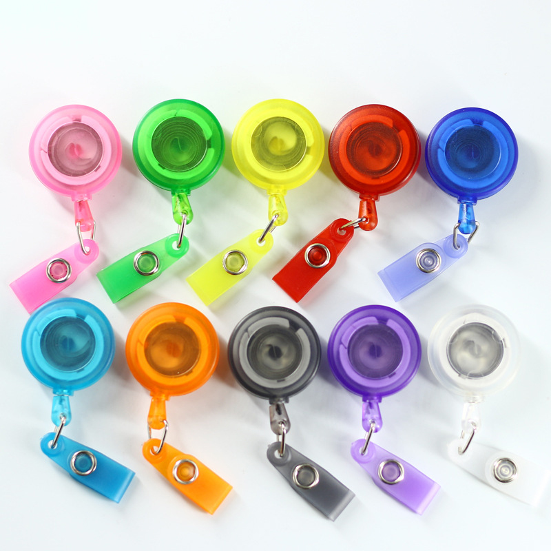 Frosted Badge Reel with Metal Clip 8
