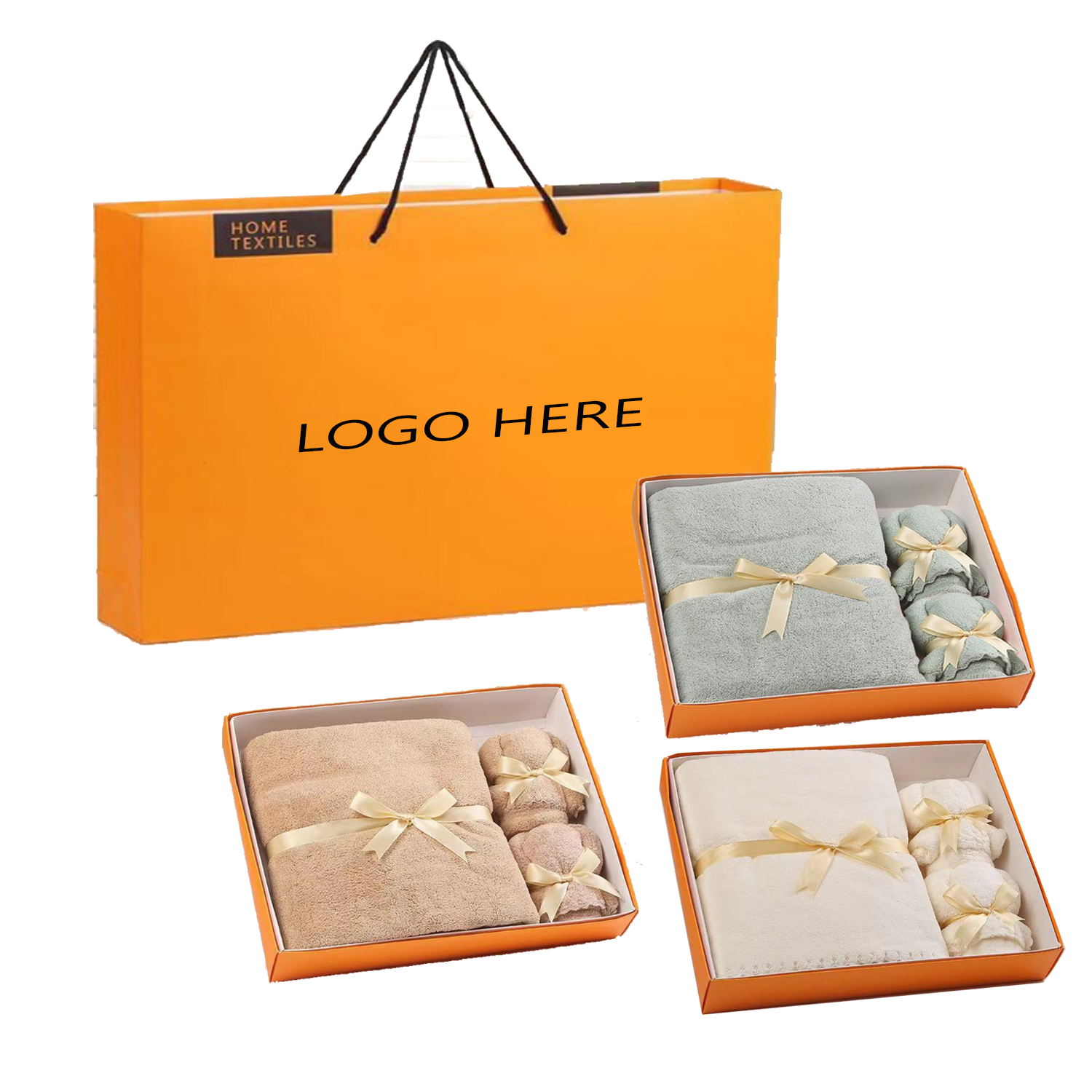Bath Towel 3-piece Set with Gift Box 2