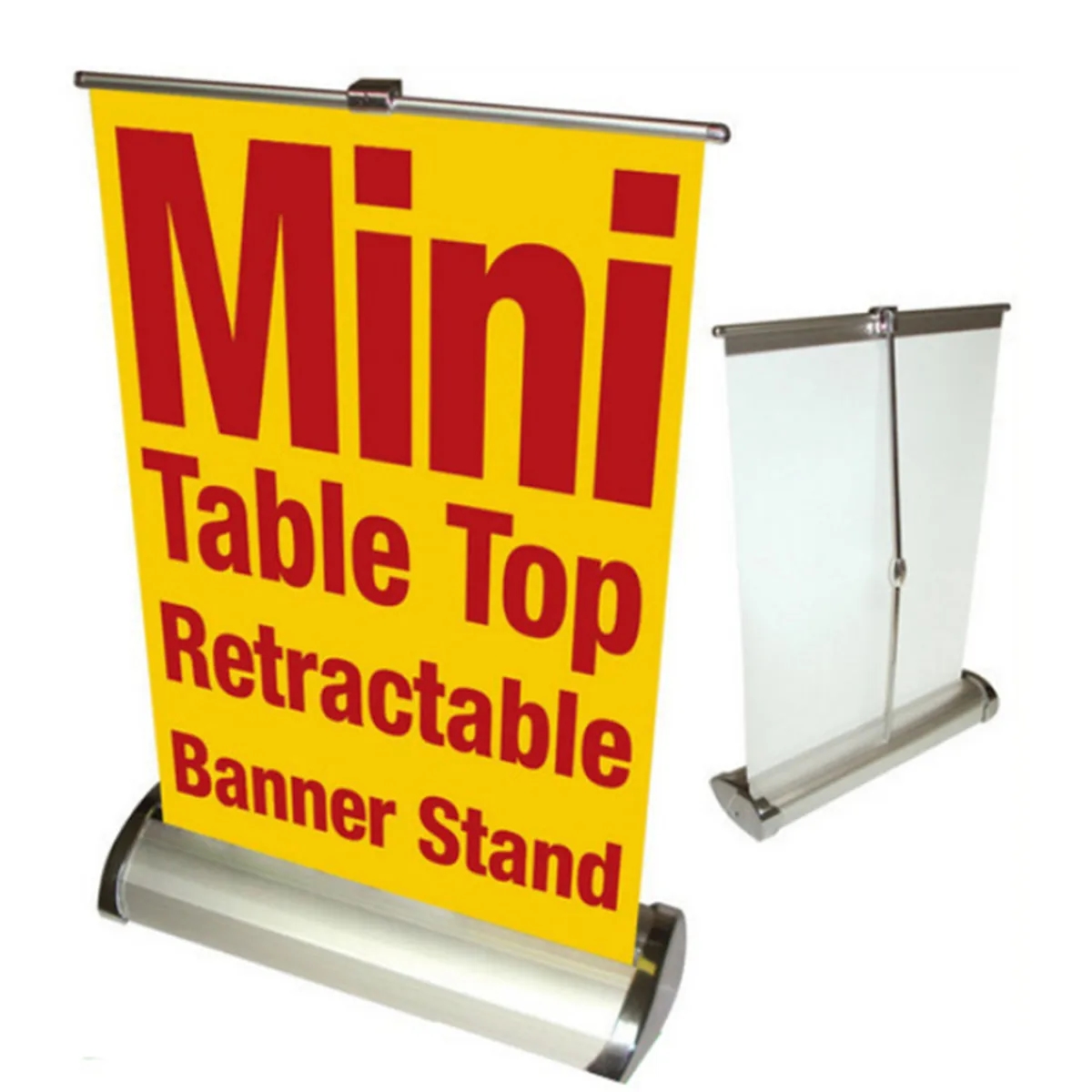 Mini Table Top Retractable Roll Up Banners Stand 3