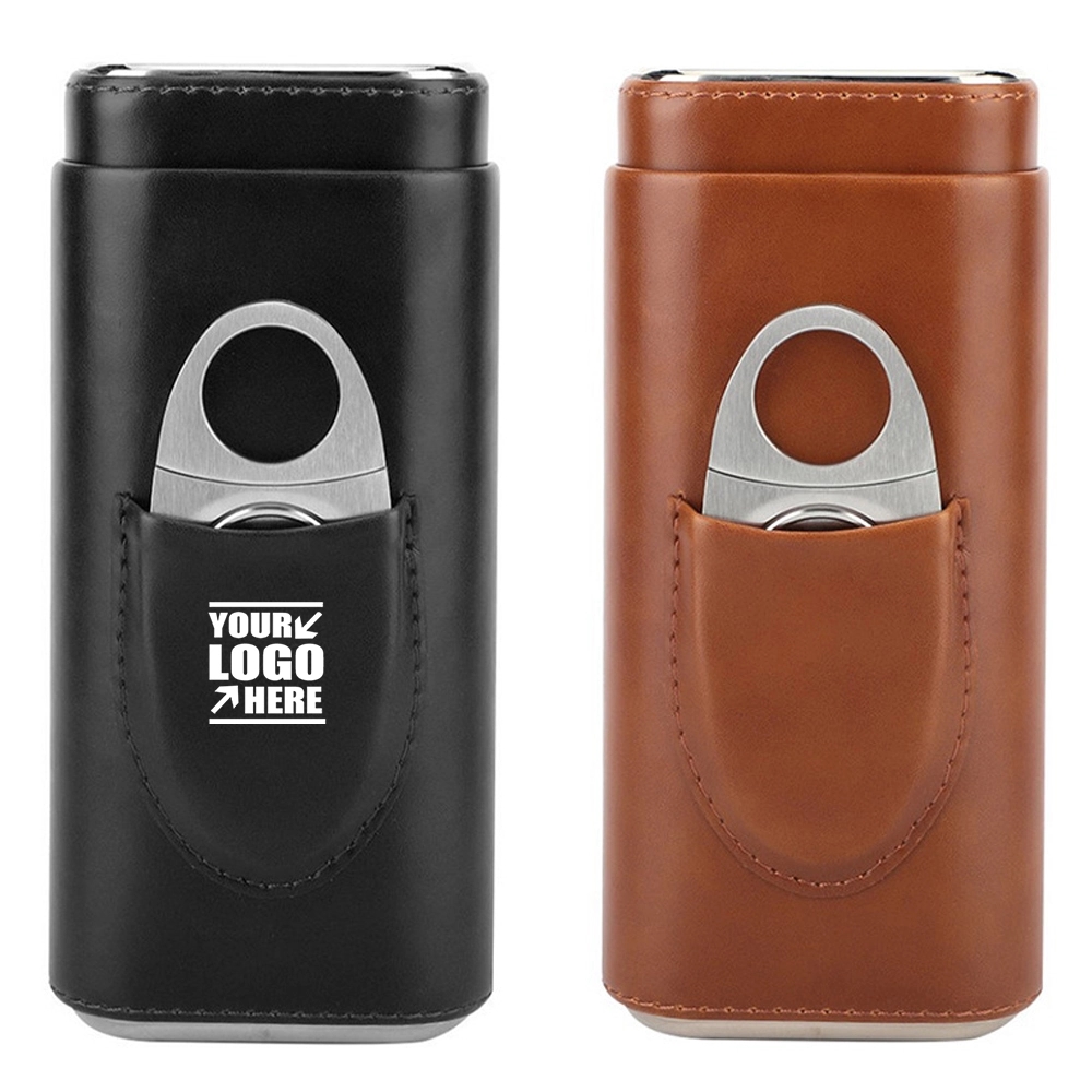 Cigar Humidor For Cuban Cigars With Cigar Cutter 2