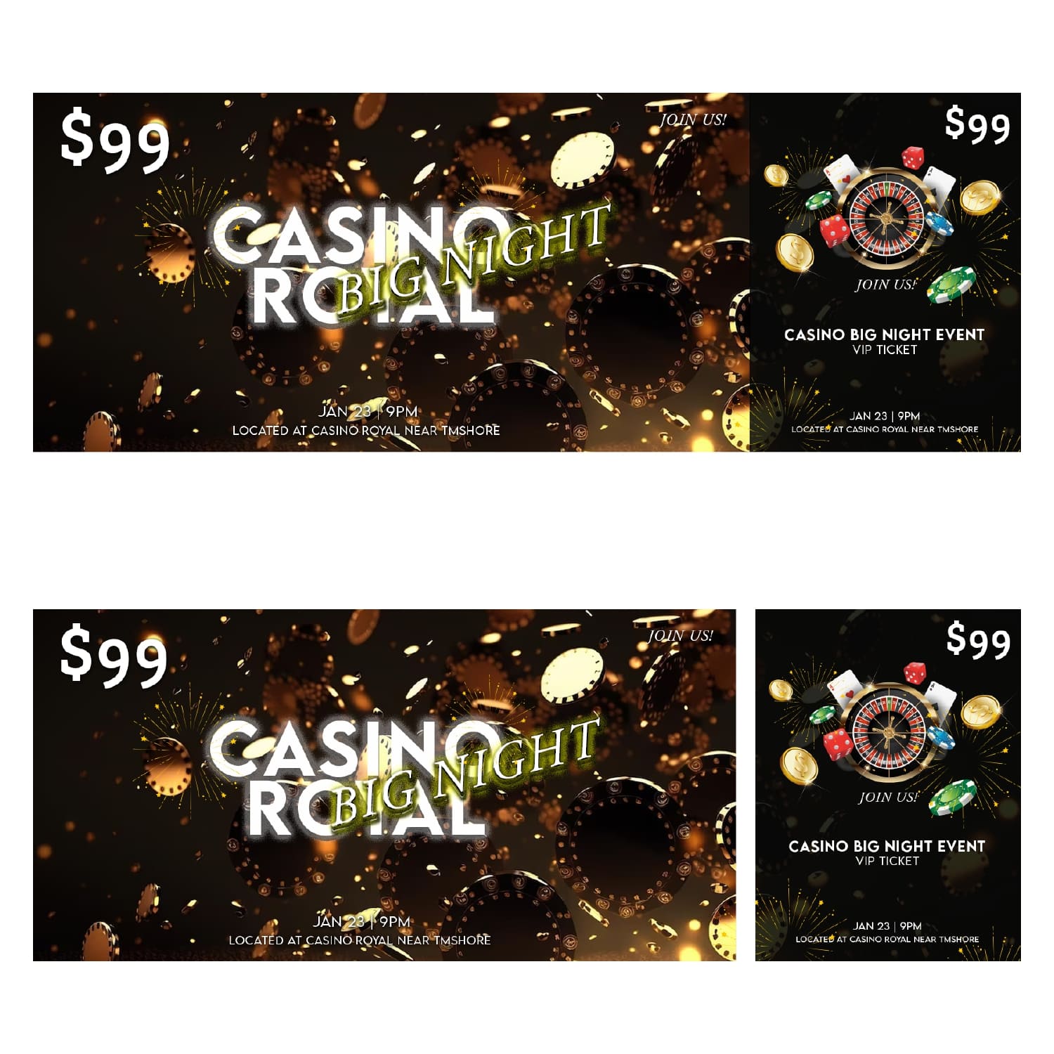 Perforated Event Ticket 2