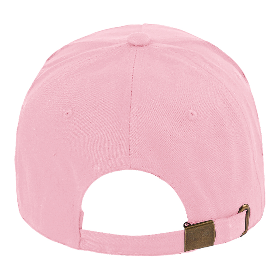 Stock Solid Color Cotton 5-Panel Baseball Cap 59