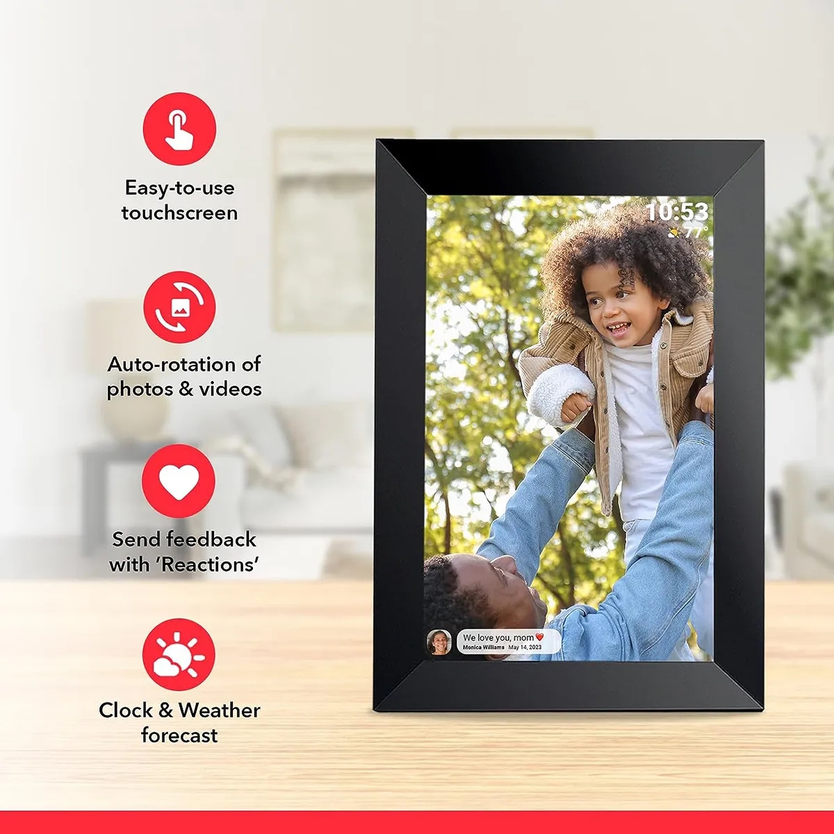 10.1 Inch Smart WiFi Digital Photo Frame 7
