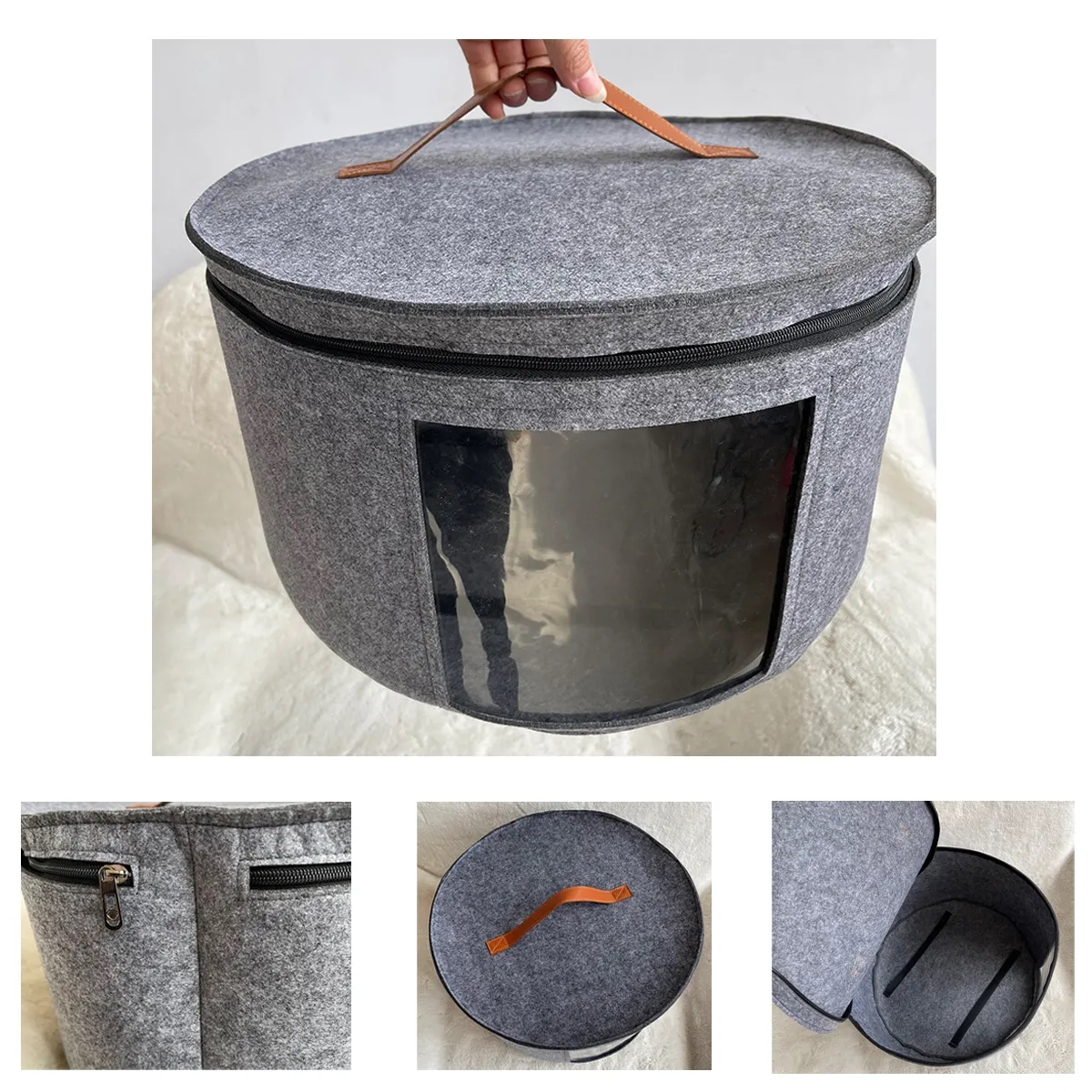 Portable Felt Organizer Bucket 3