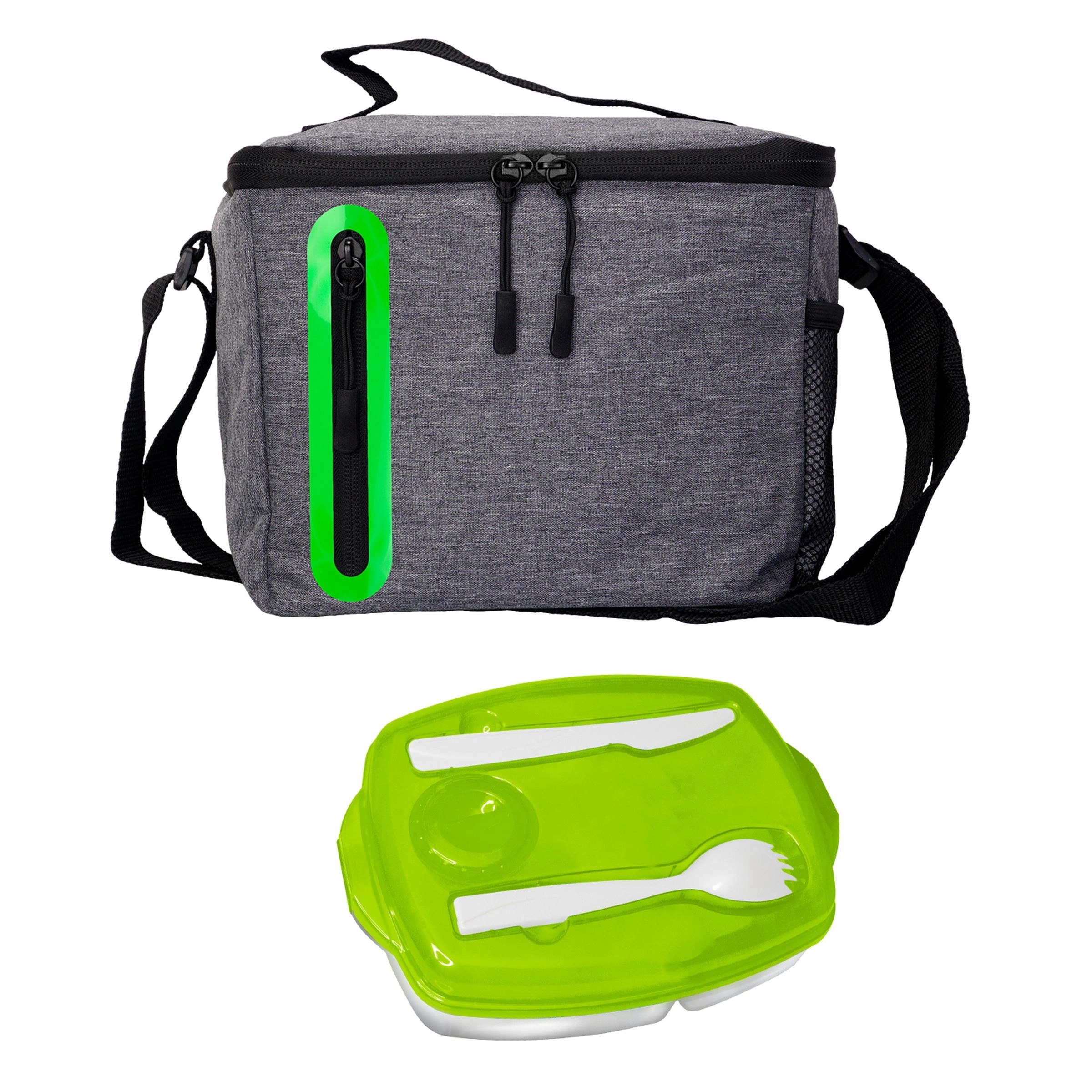 Locking Lid Oval Cooler Lunch Set 8