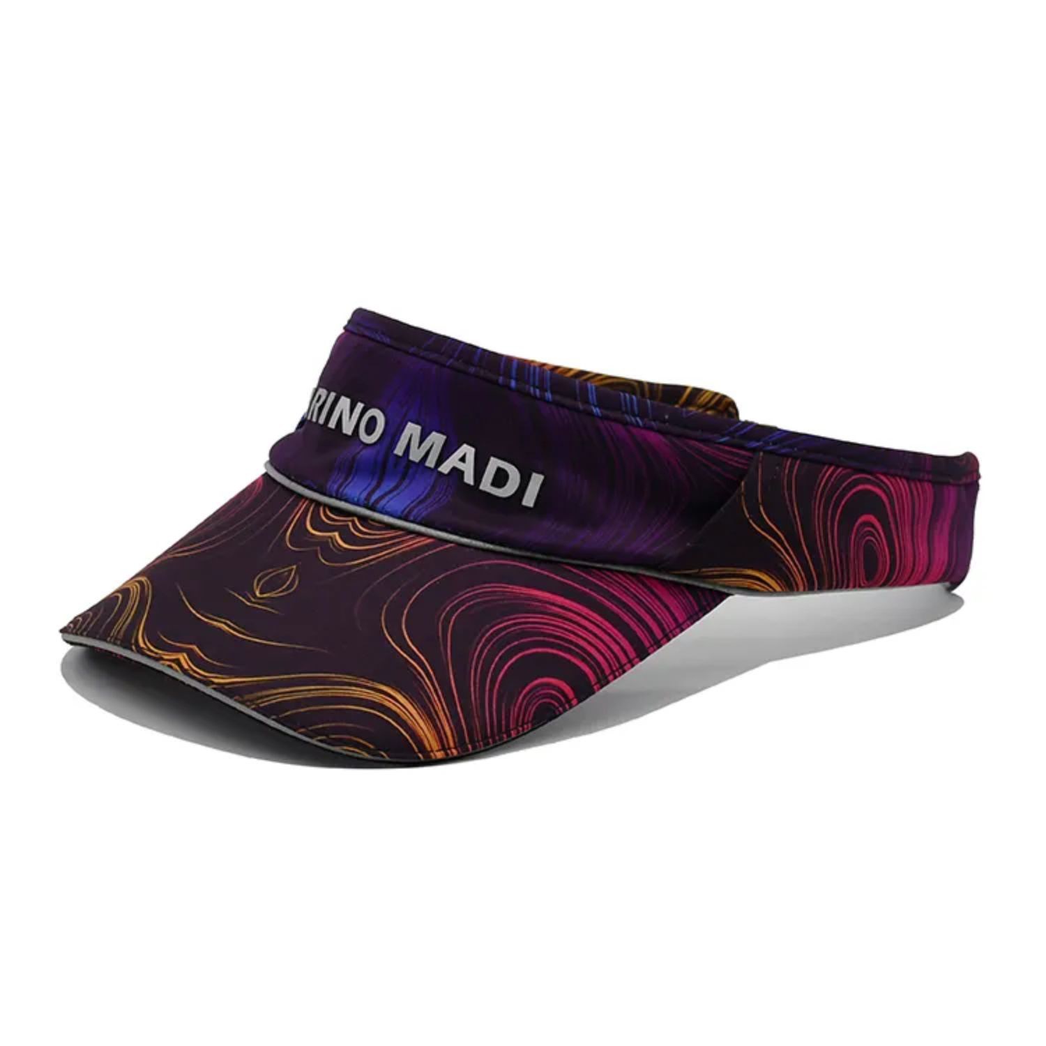 Sublimation Poly Twill Sun Visor W/ Sandwich Bill, Hook & Loop Closure 2