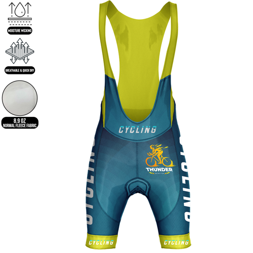 Unisex Full Sublimation Cycling  Bib Shorts 4