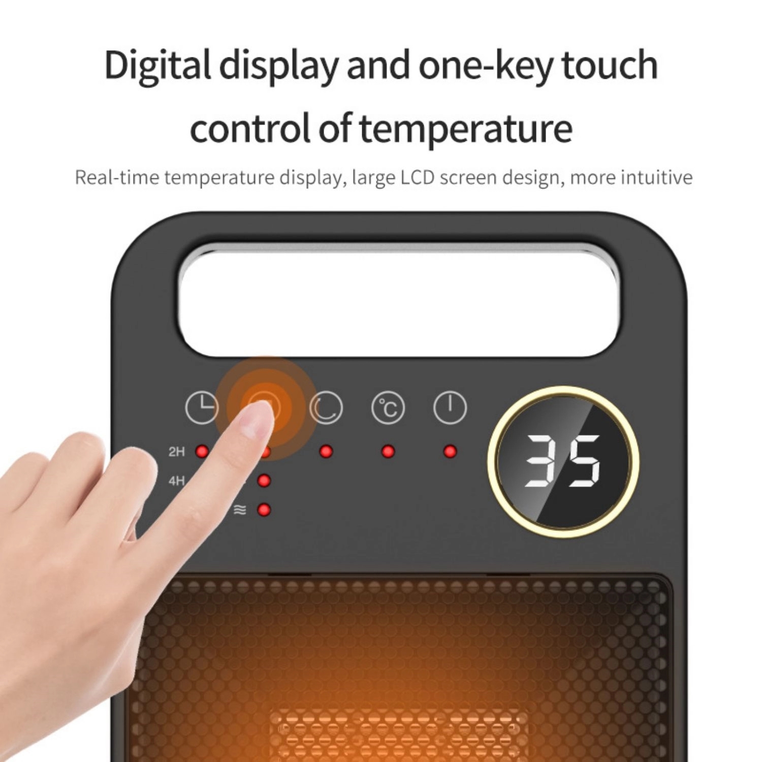 Electric Space Heaters Indoor With Thermostat 3