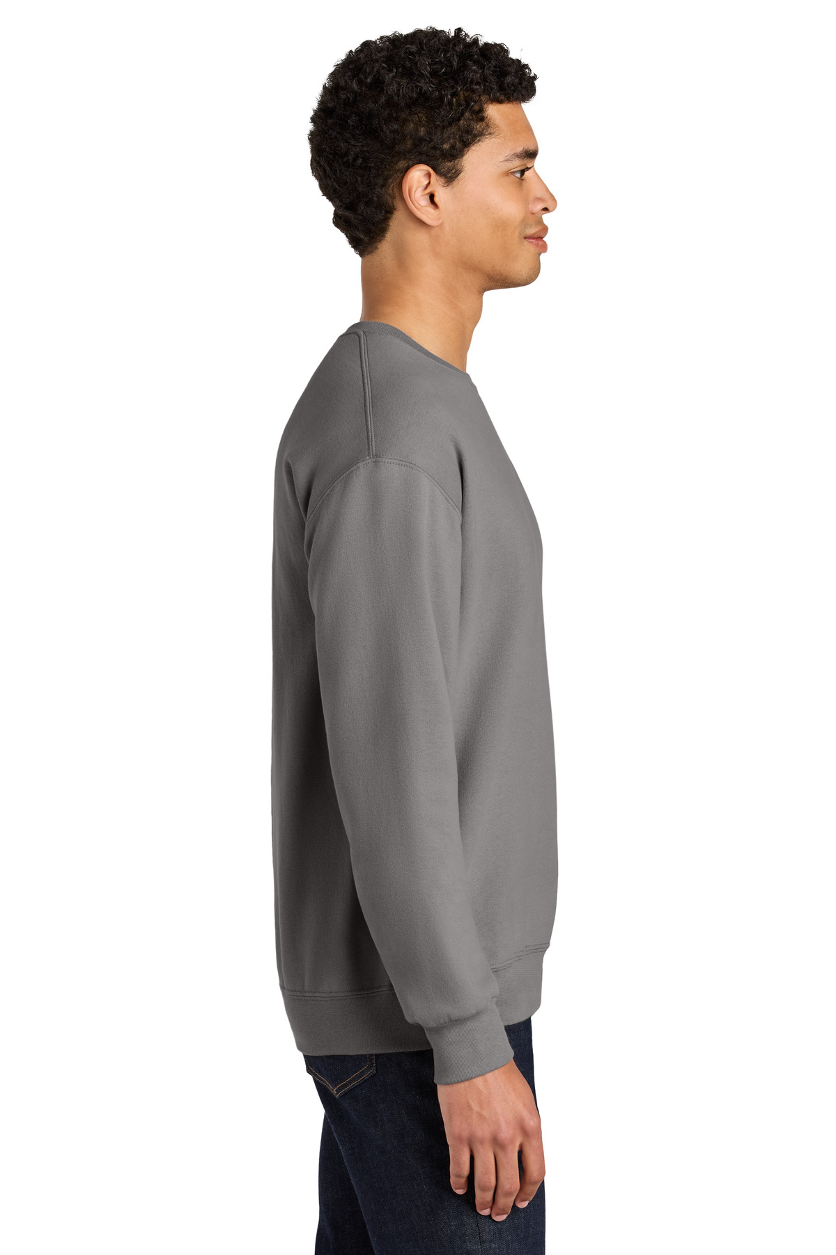 Jerzees Ultimate Unisex CVC Ring Spun Crewneck Sweatshirt IC48M 50
