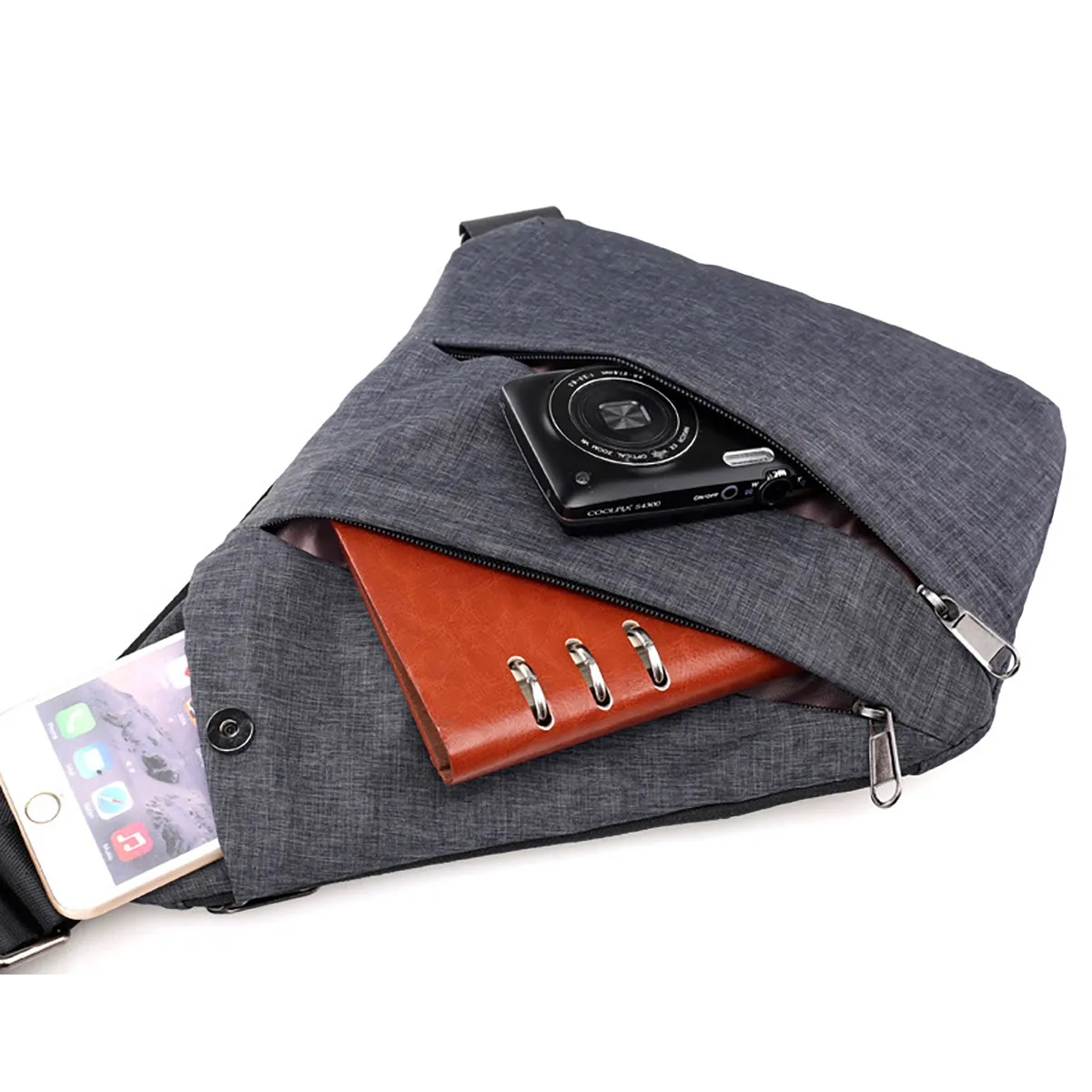Crossbody Chest Shoulder Bags with Pockets 8