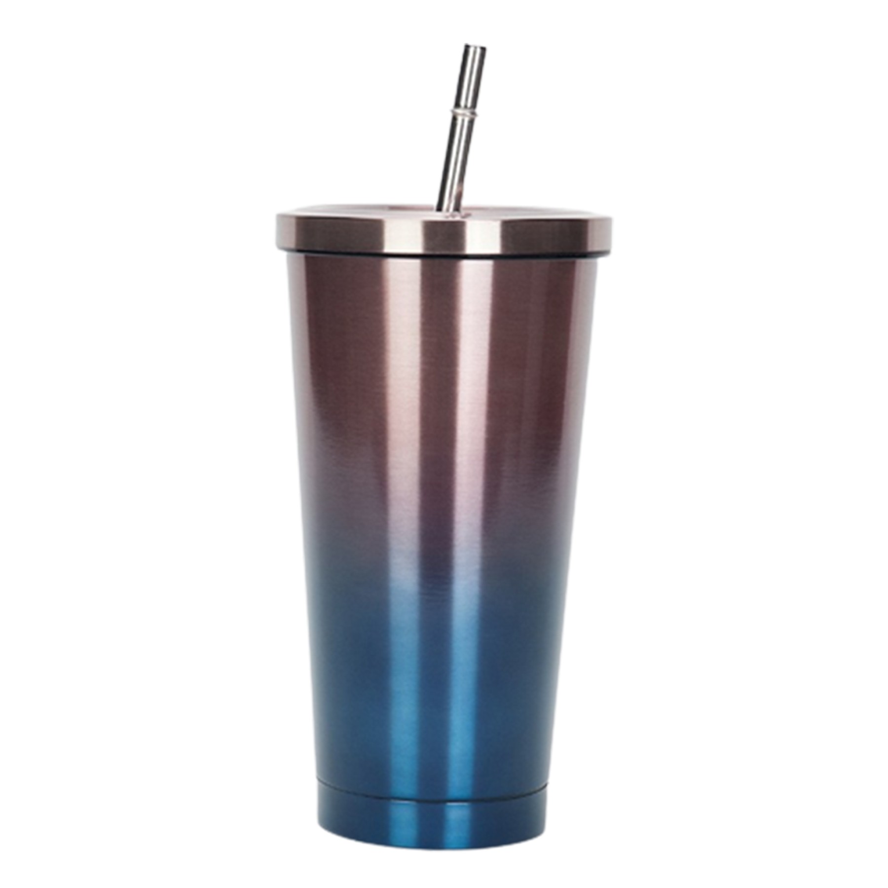 16.9Oz Vacuum Insulated Stainless Steel Tumbler W/ Lid And S 5