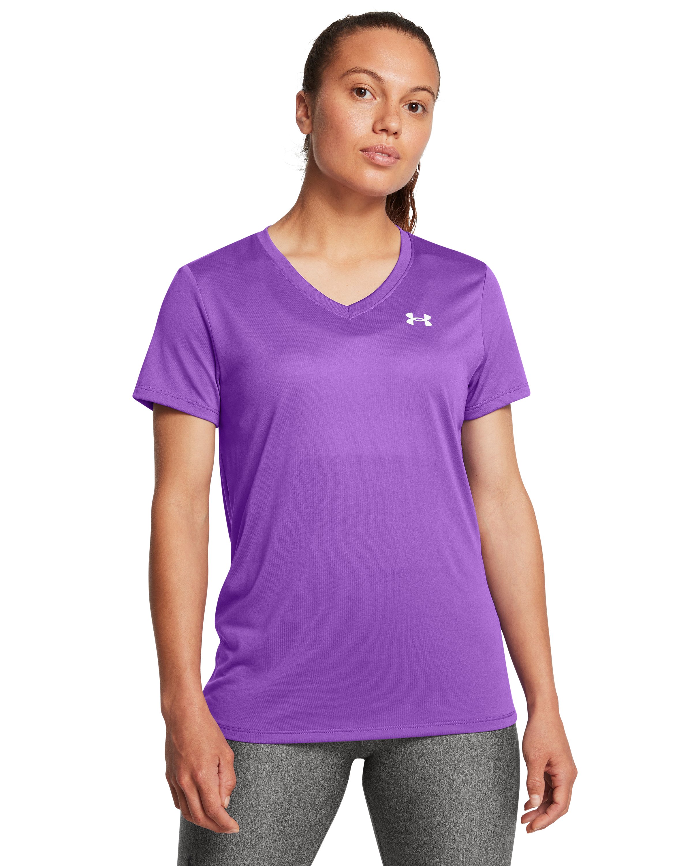 UA Tech Women's V-Neck Short Sleeve 5